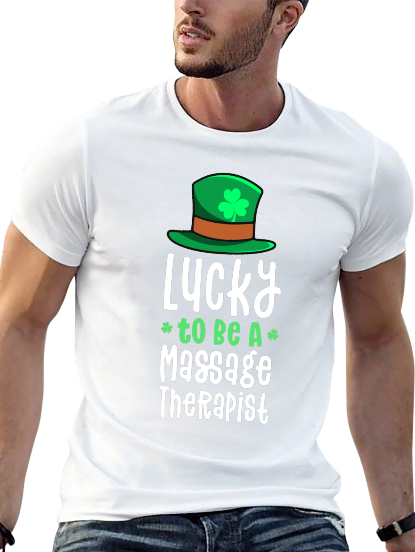 Lucky Massage Therapist St. Patricks Day T-Shirt