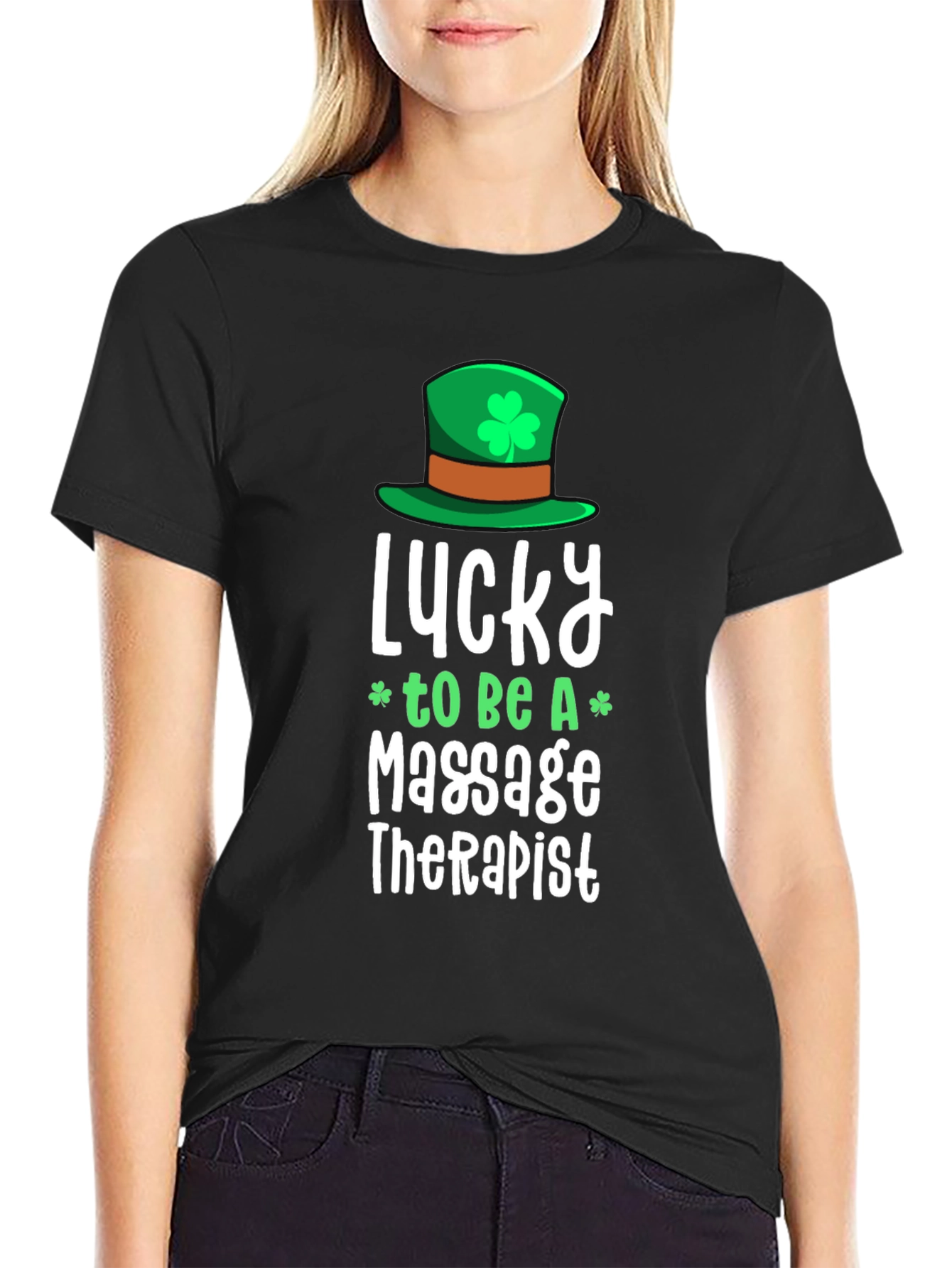 Lucky Massage Therapist St. Patricks Day T-Shirt