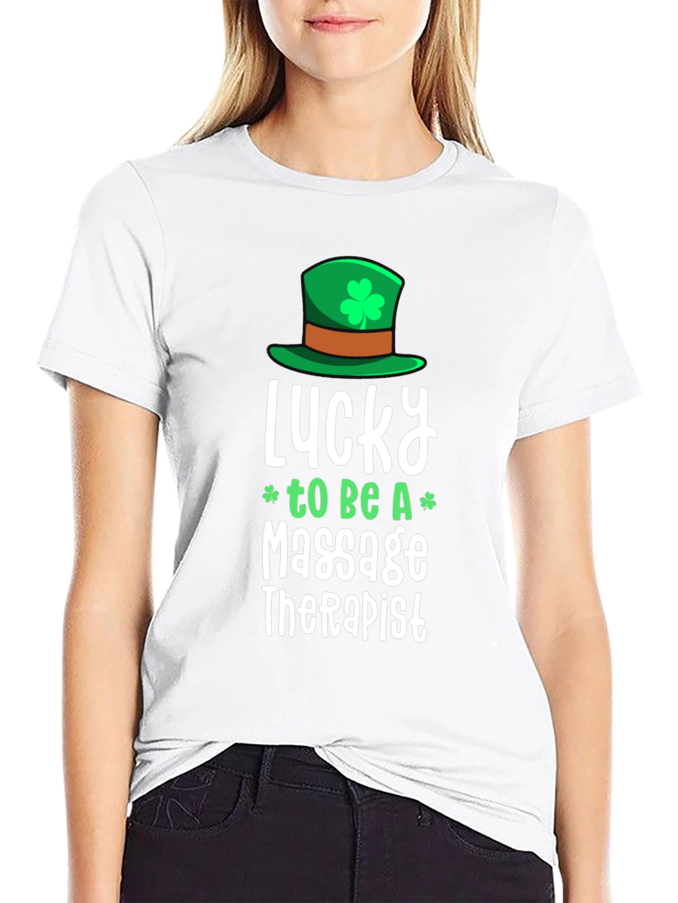 Lucky Massage Therapist St. Patricks Day T-Shirt