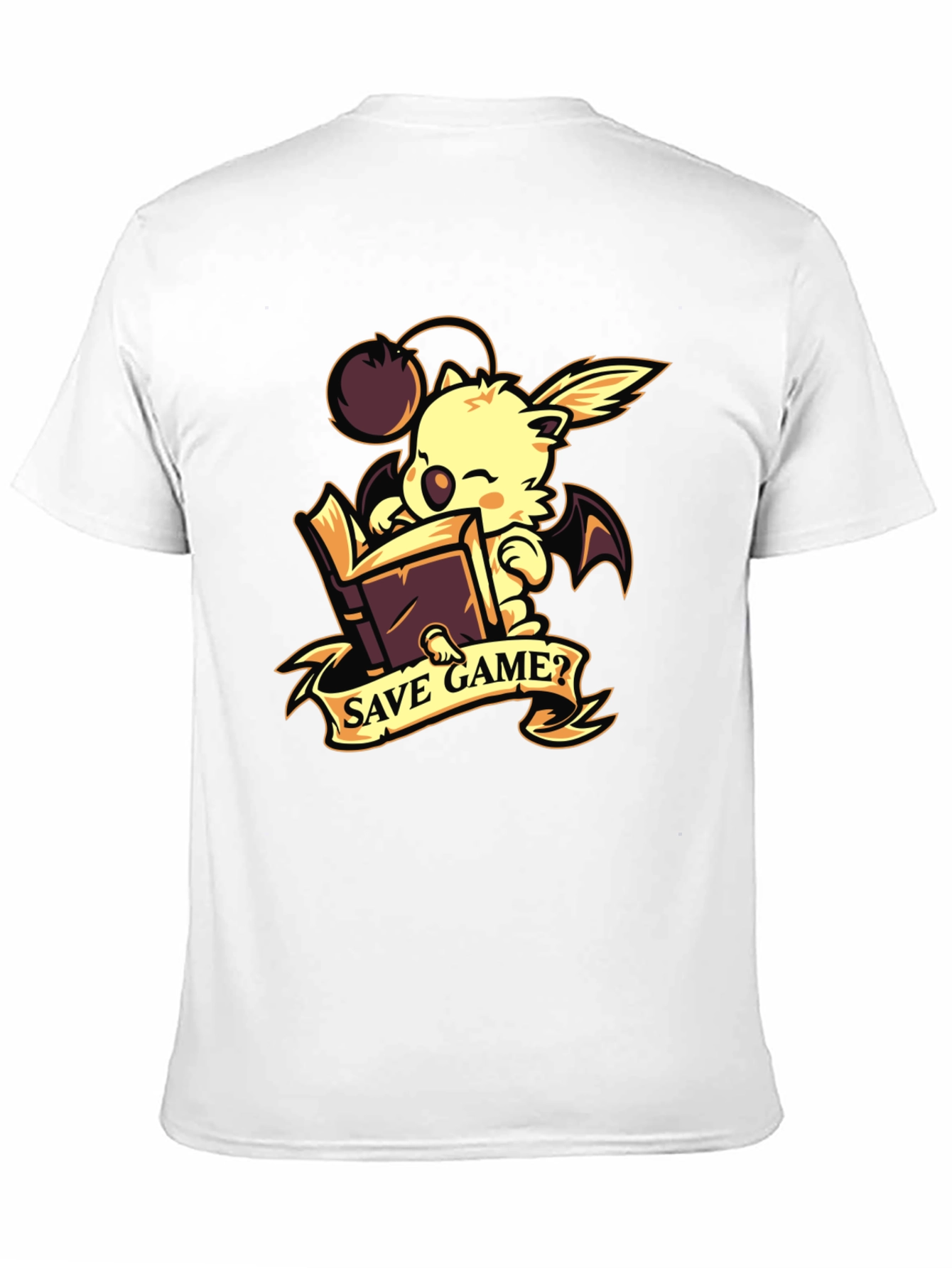 Save Game? Moogle Black Graphic Tee