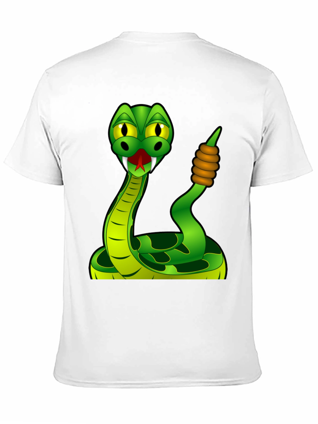 Cartoon Snake Graphic T-Shirt