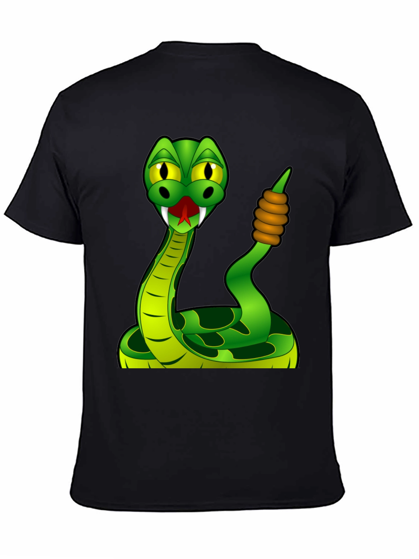 Cartoon Snake Graphic T-Shirt