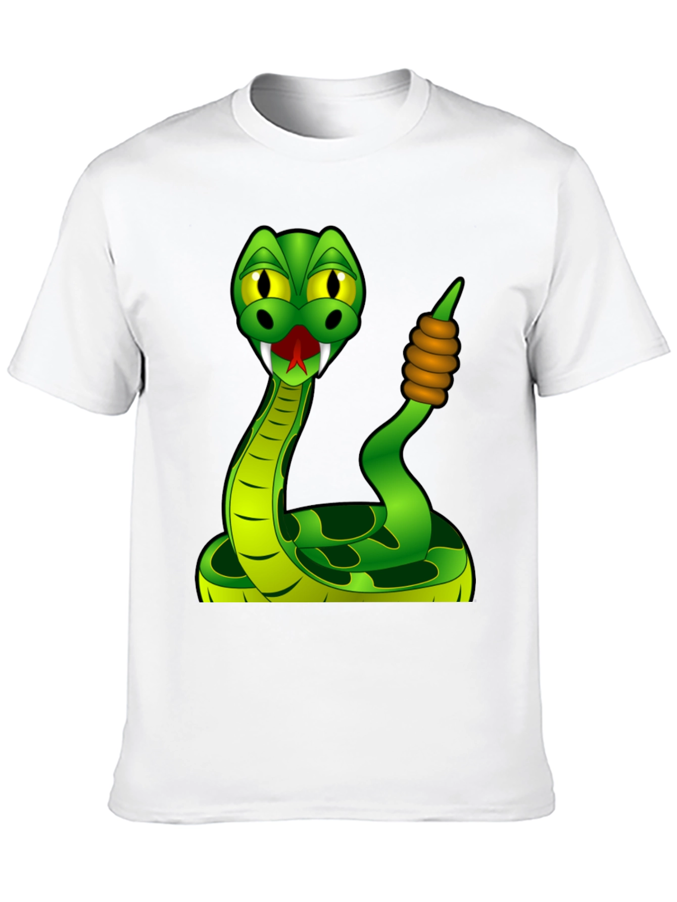 Cartoon Snake Graphic T-Shirt