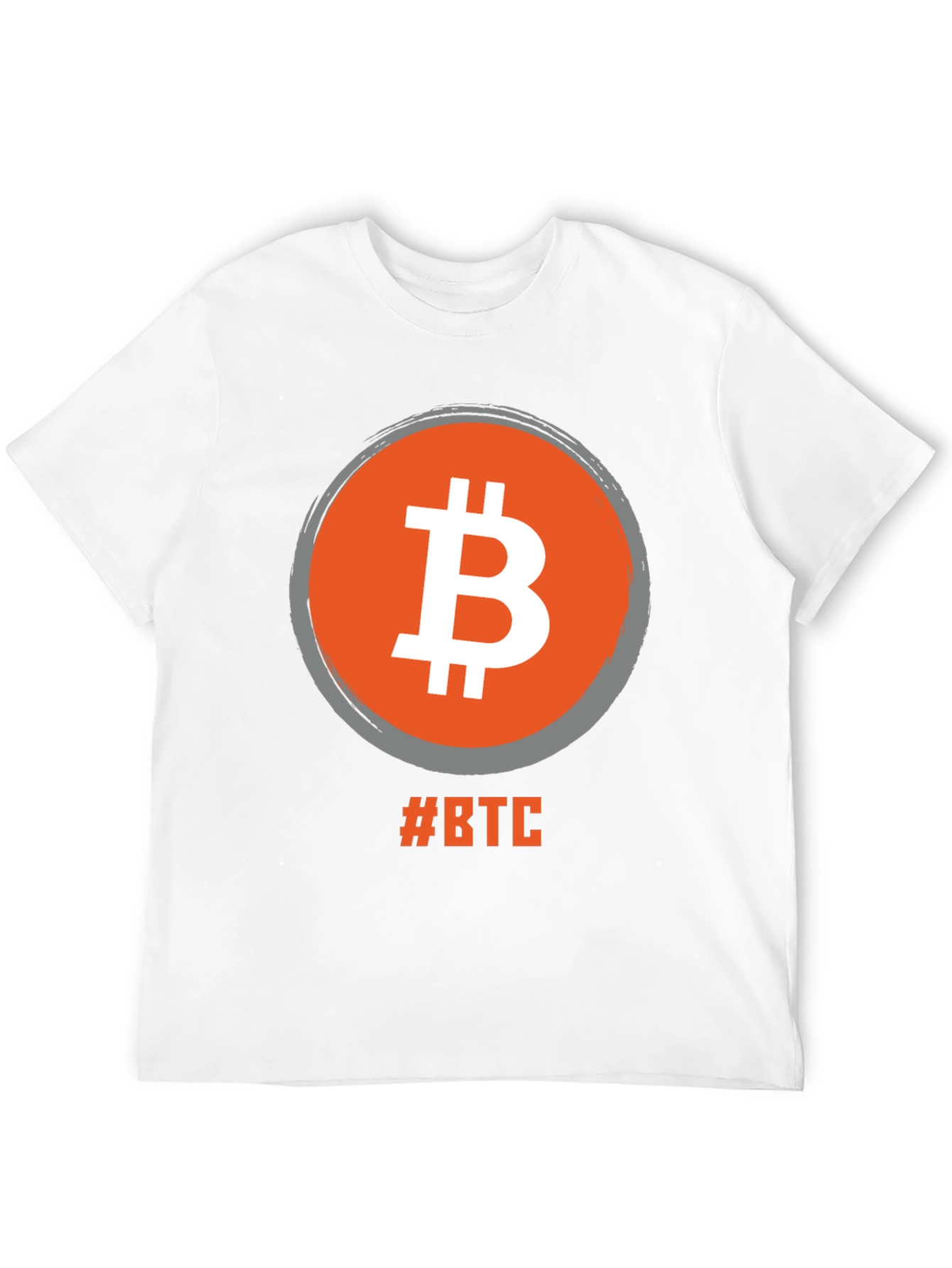 Bitcoin BTC Cryptocurrency Black T-Shirt