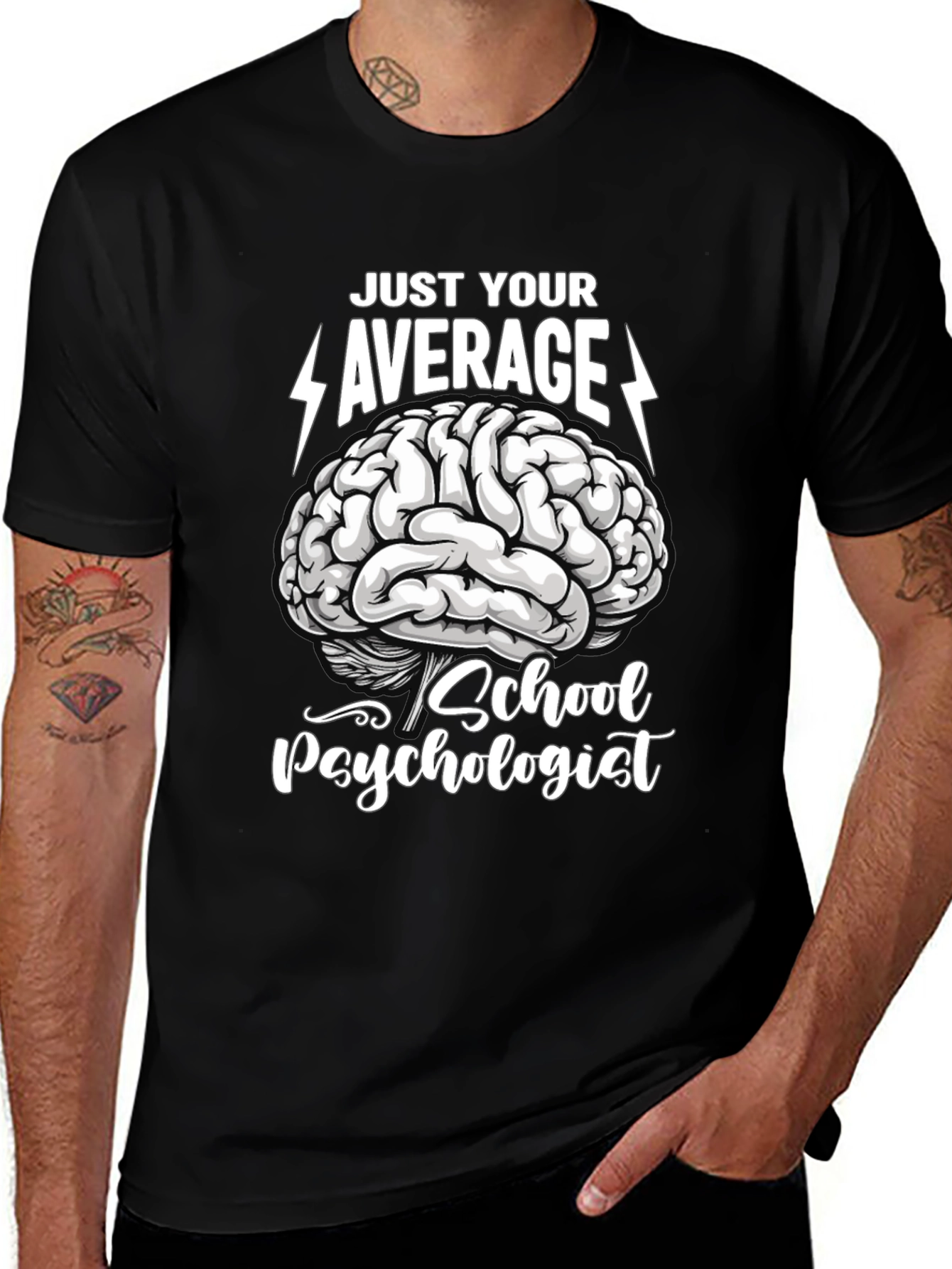 Average School Psychologist Brain T-Shirt