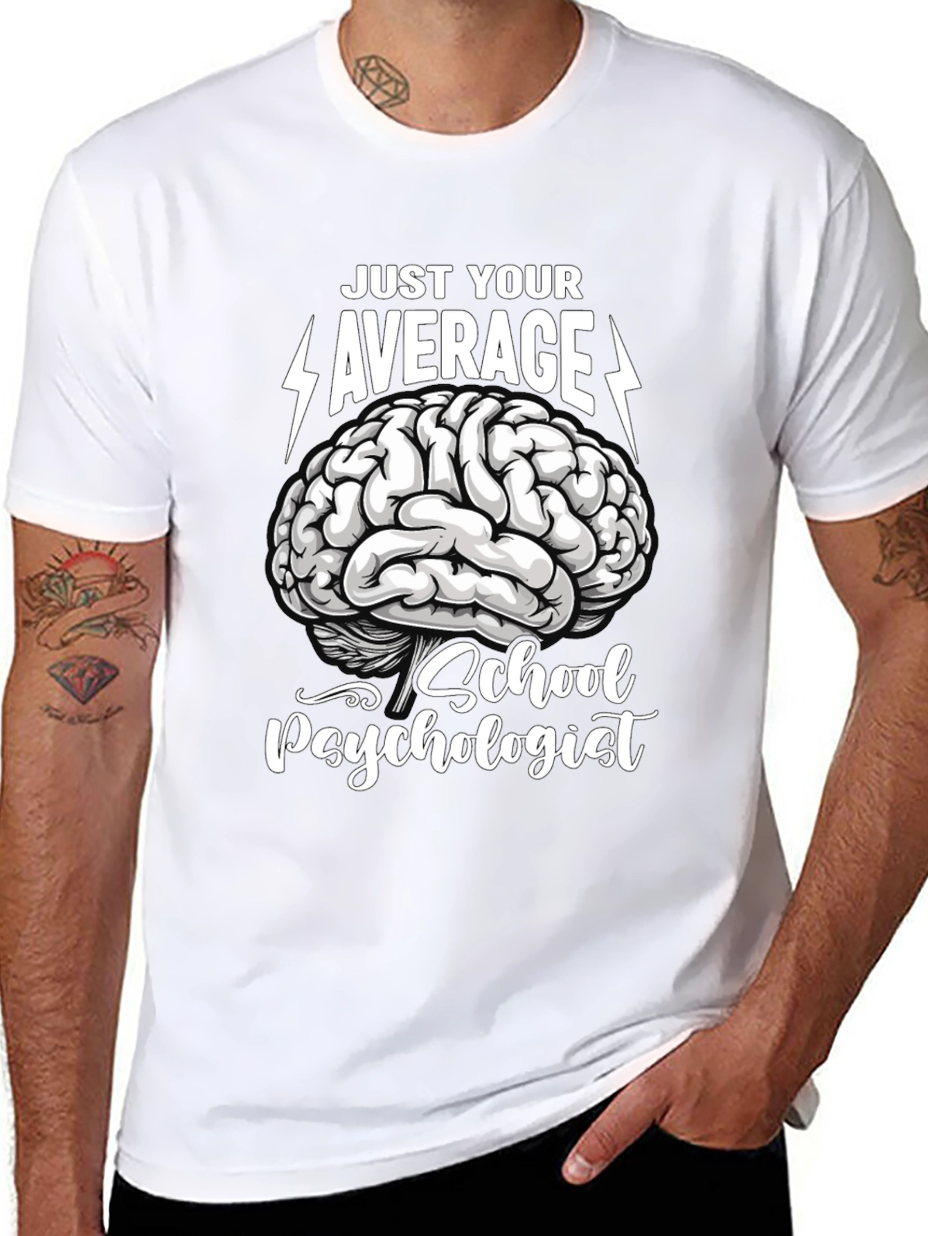 Average School Psychologist Brain T-Shirt