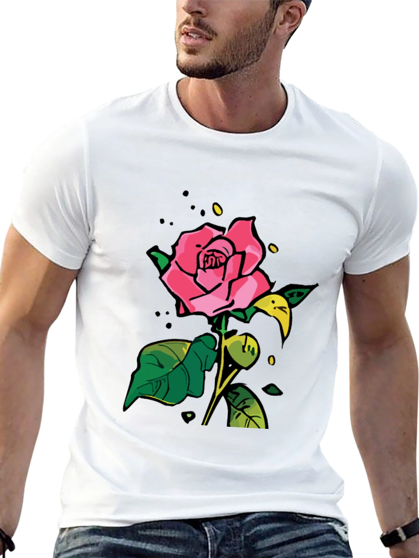 Black Rose Graphic T-Shirt