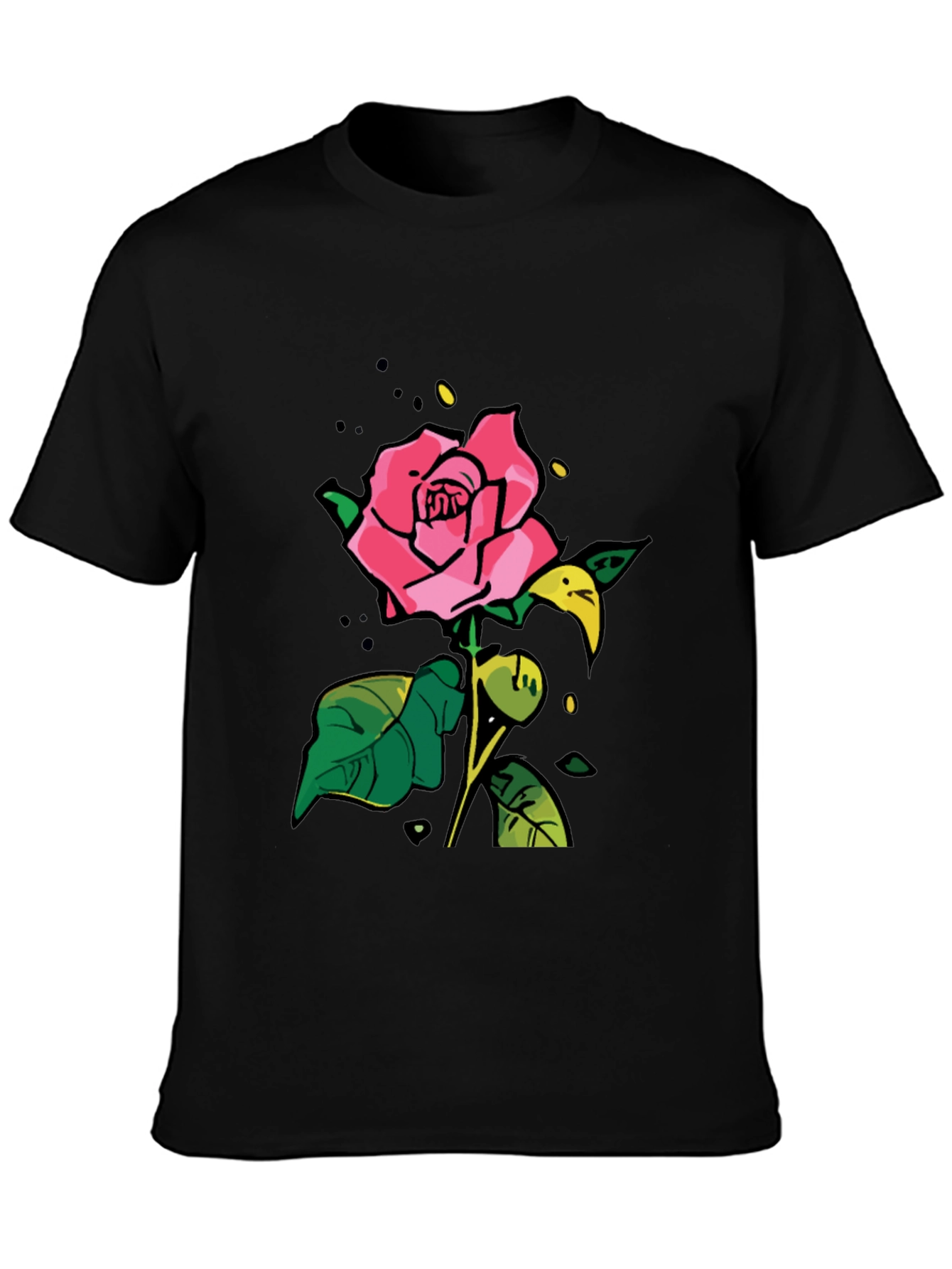 Black Rose Graphic T-Shirt