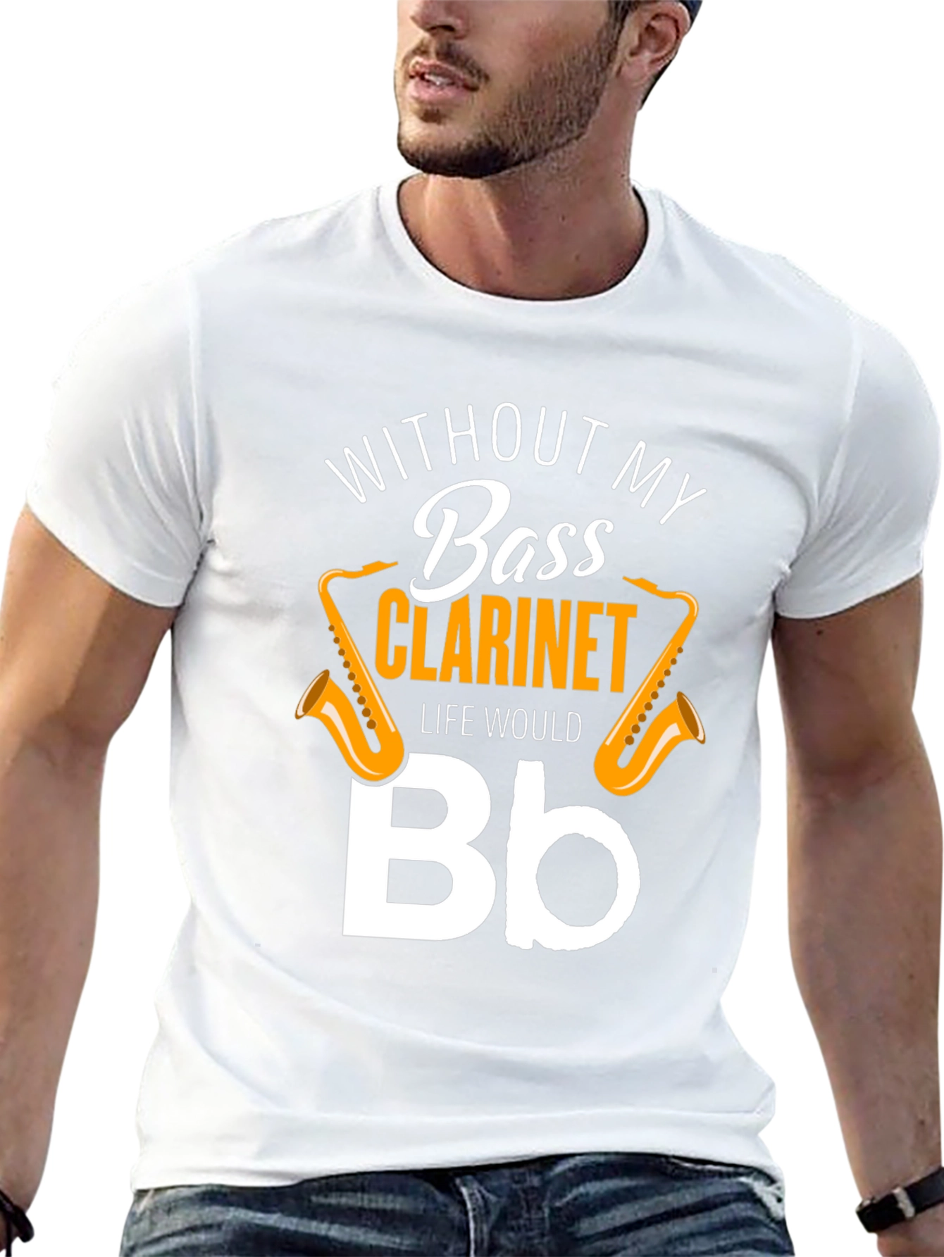 Bass Clarinet T-Shirt - Musical Instrument Humor