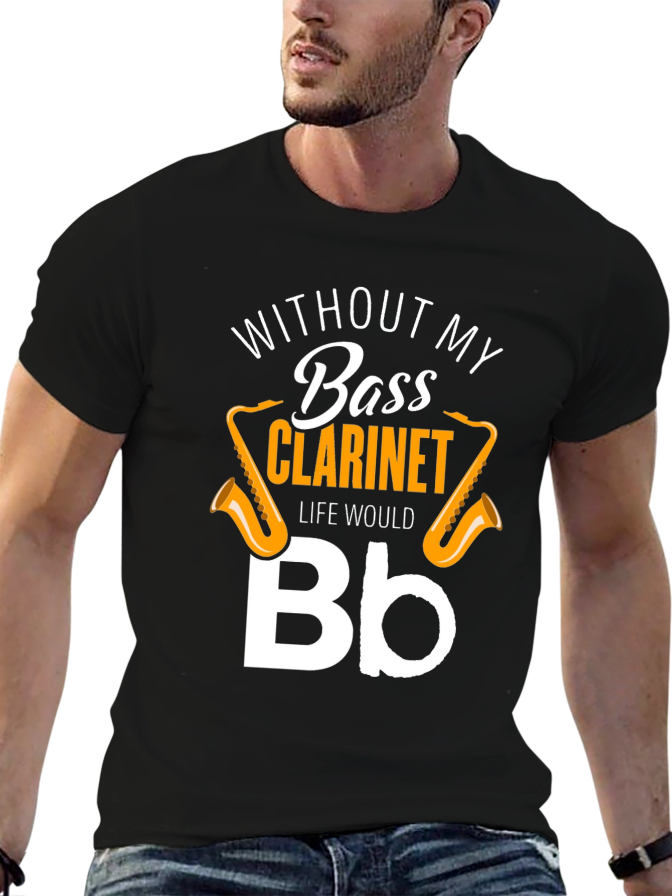 Bass Clarinet T-Shirt - Musical Instrument Humor
