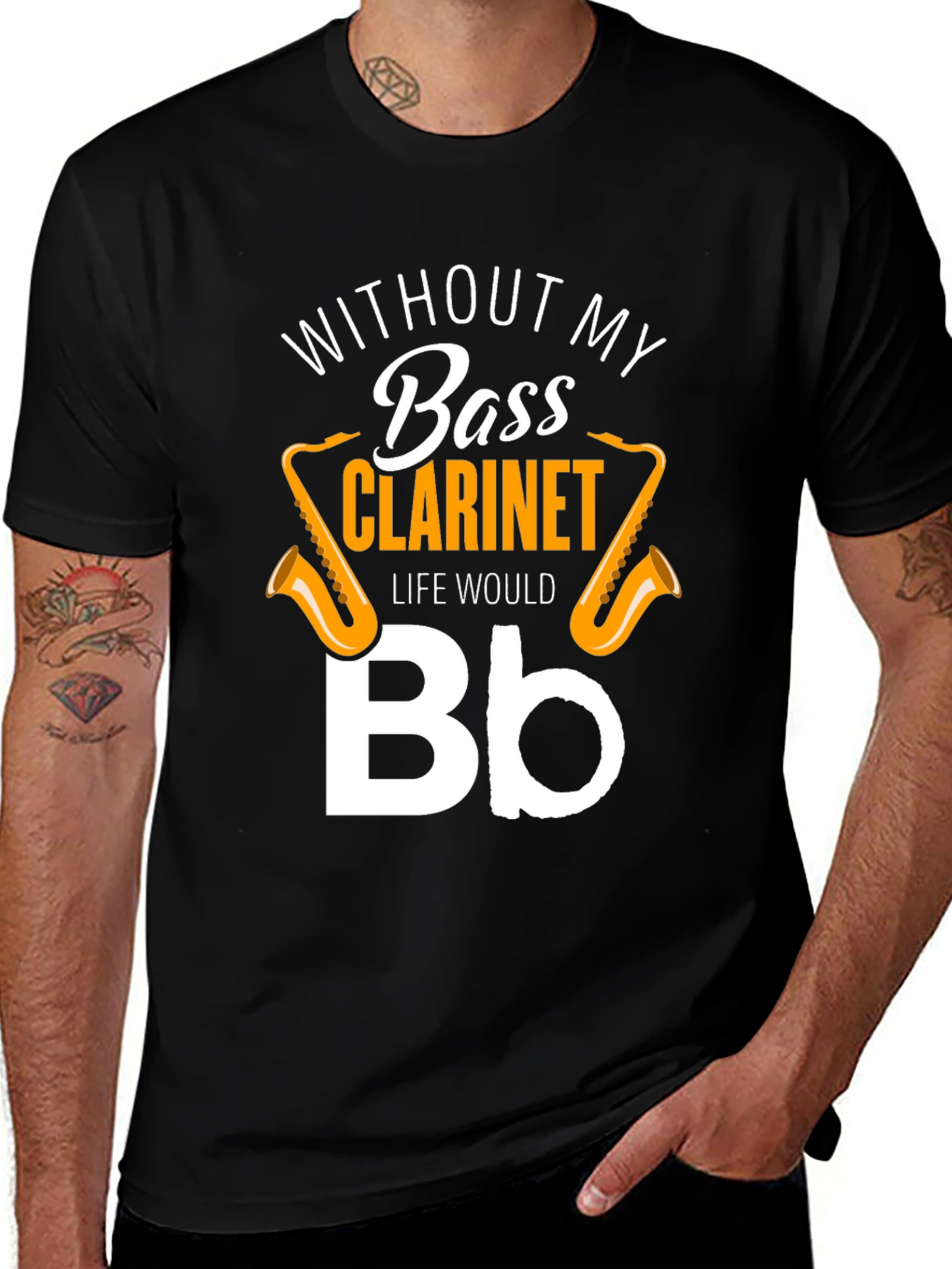 Bass Clarinet T-Shirt - Musical Instrument Humor