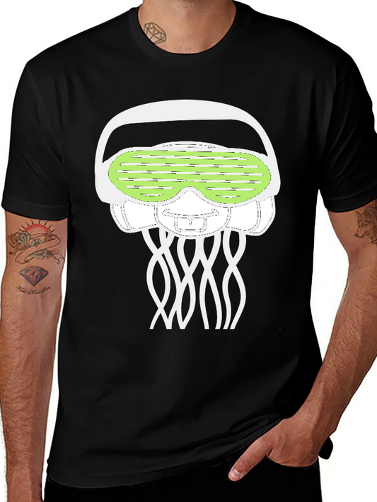 Jellyfish Rave T-Shirt - Funky Graphic Tee