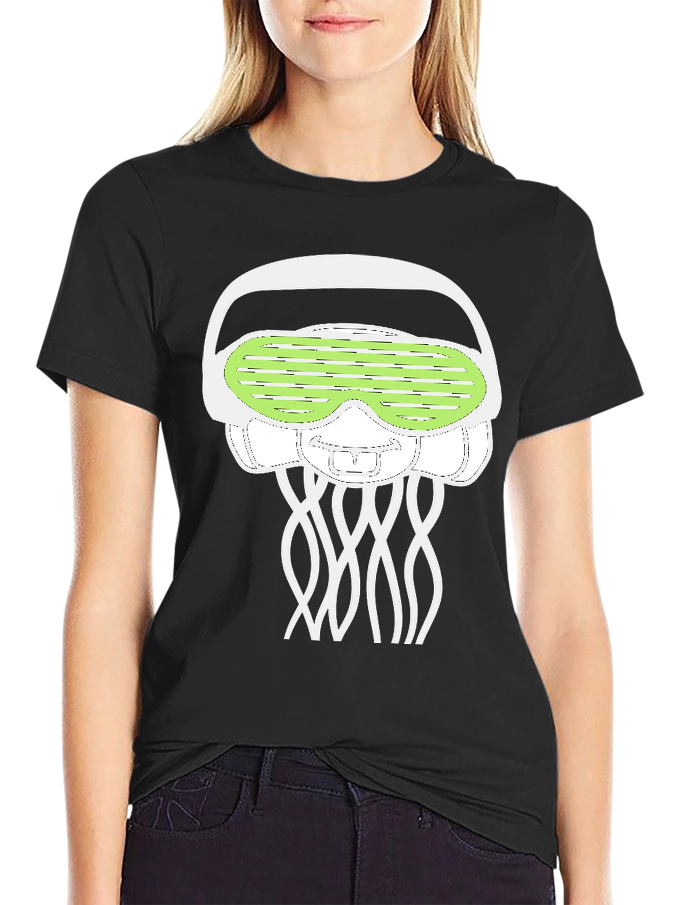 Jellyfish Rave T-Shirt - Funky Graphic Tee