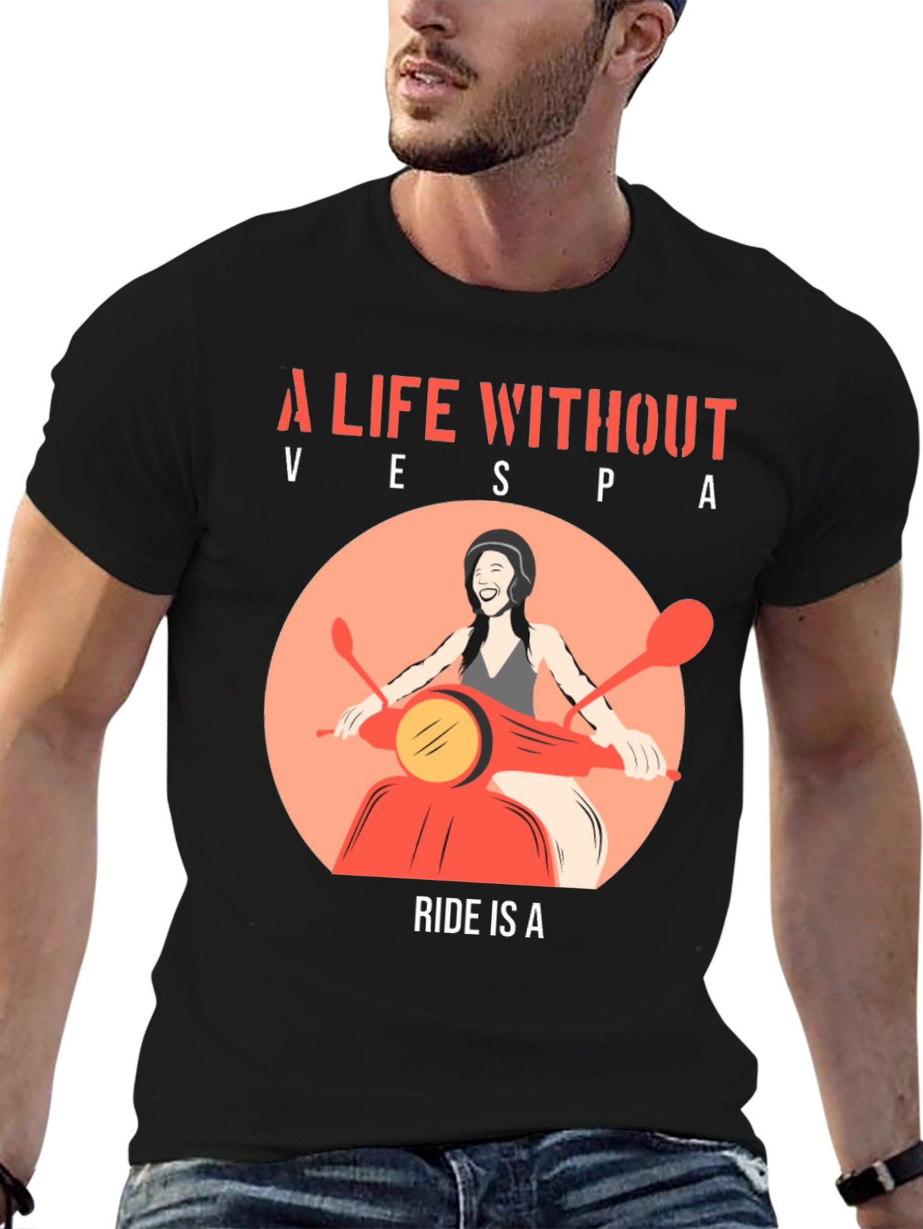 A Life Without Vespa Ride T-Shirt