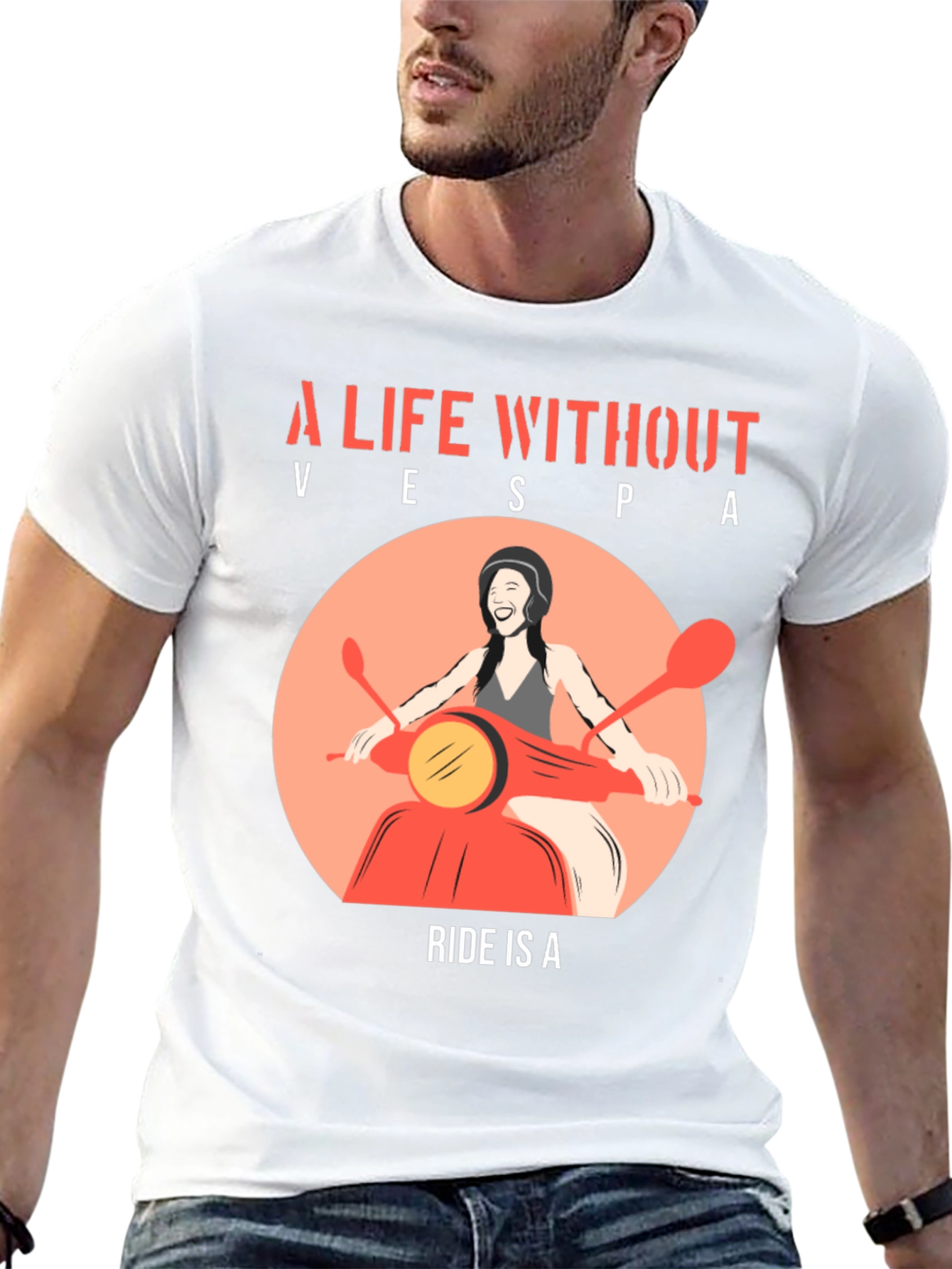 A Life Without Vespa Ride T-Shirt