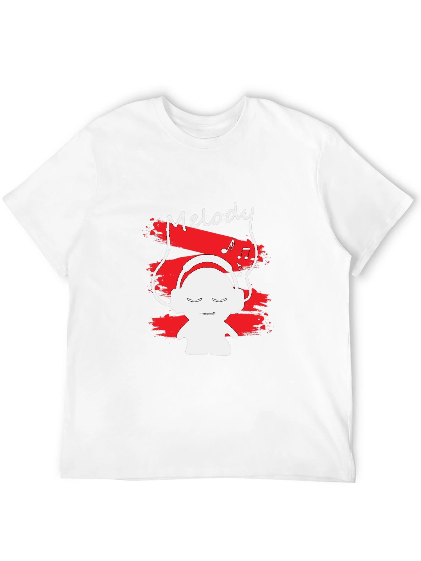 Melody Music Lover T-Shirt - Black Graphic Tee