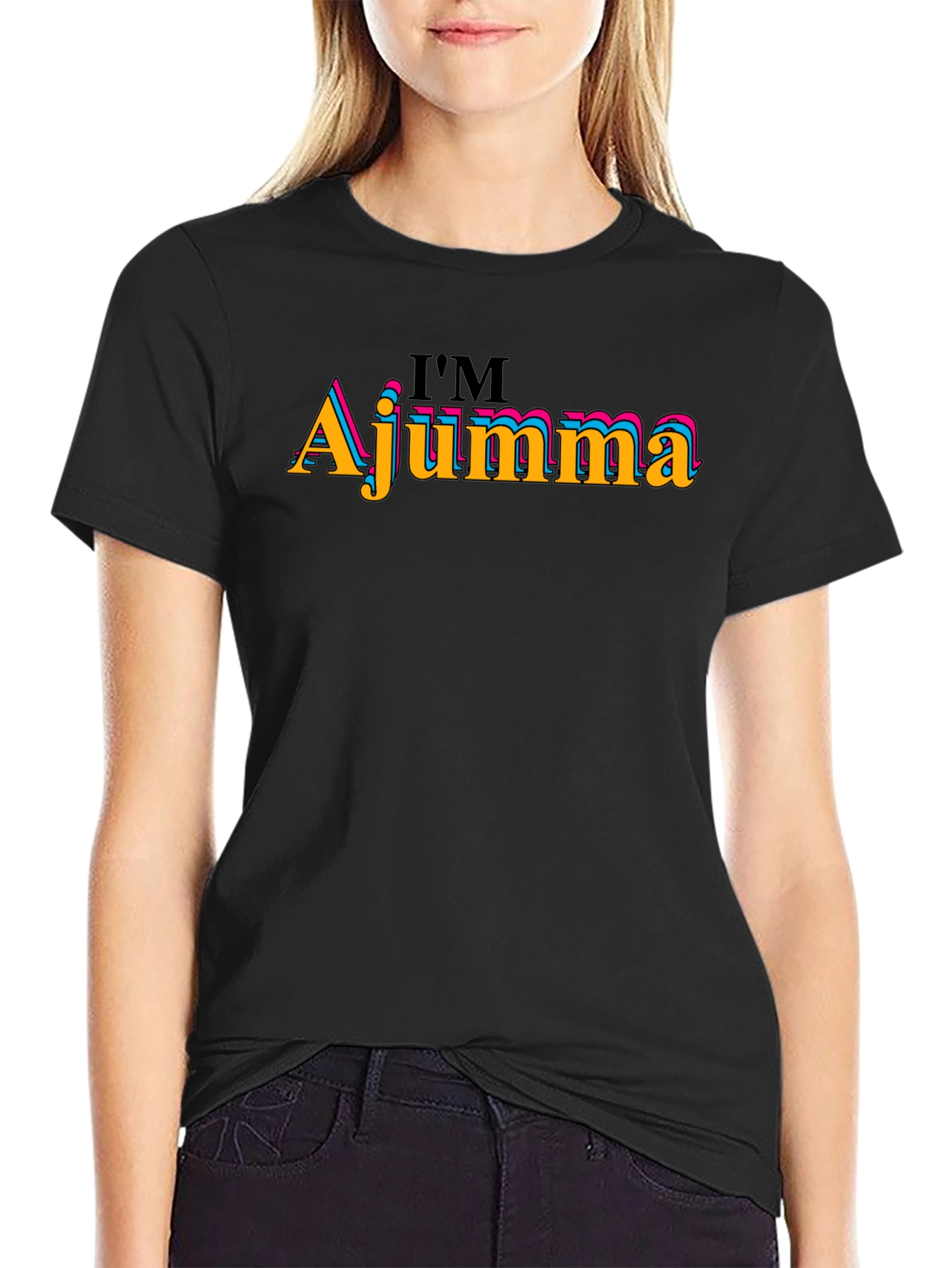 Im Ajumma T-Shirt Funny Korean Mom Graphic Tee