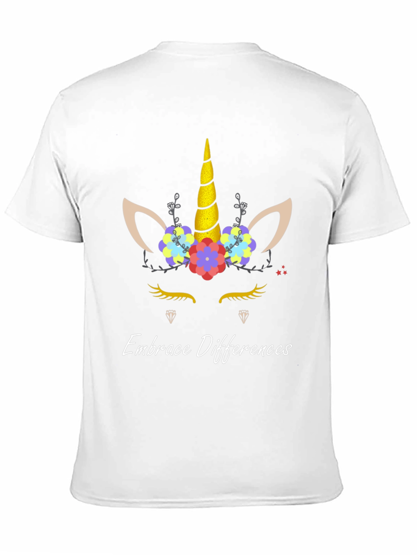 Embrace Differences Unicorn Graphic Tee