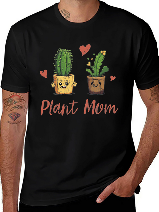 Plant Mom Cactus Graphic Tee
