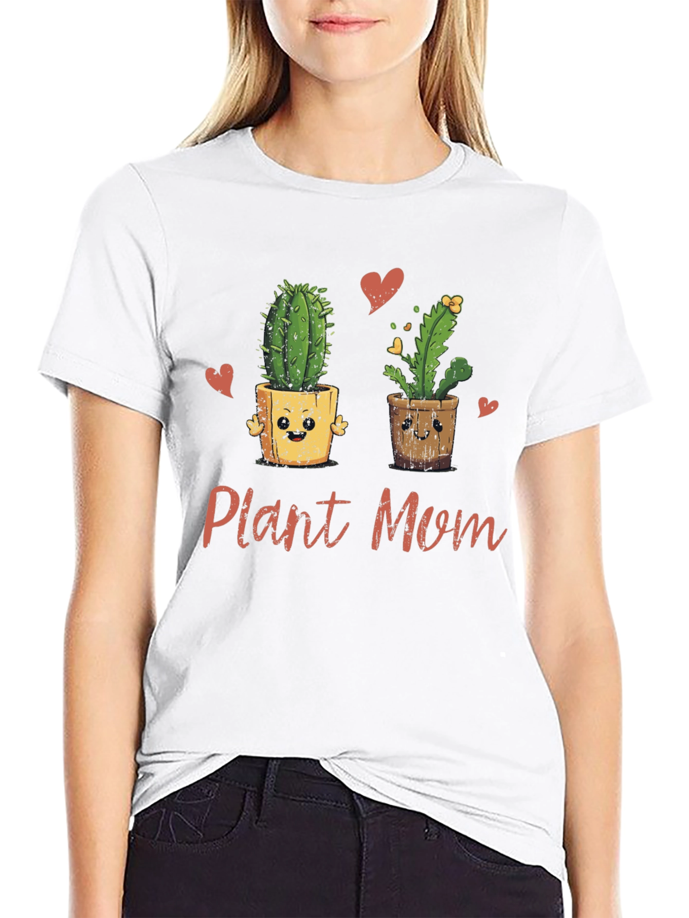 Plant Mom Cactus Graphic Tee