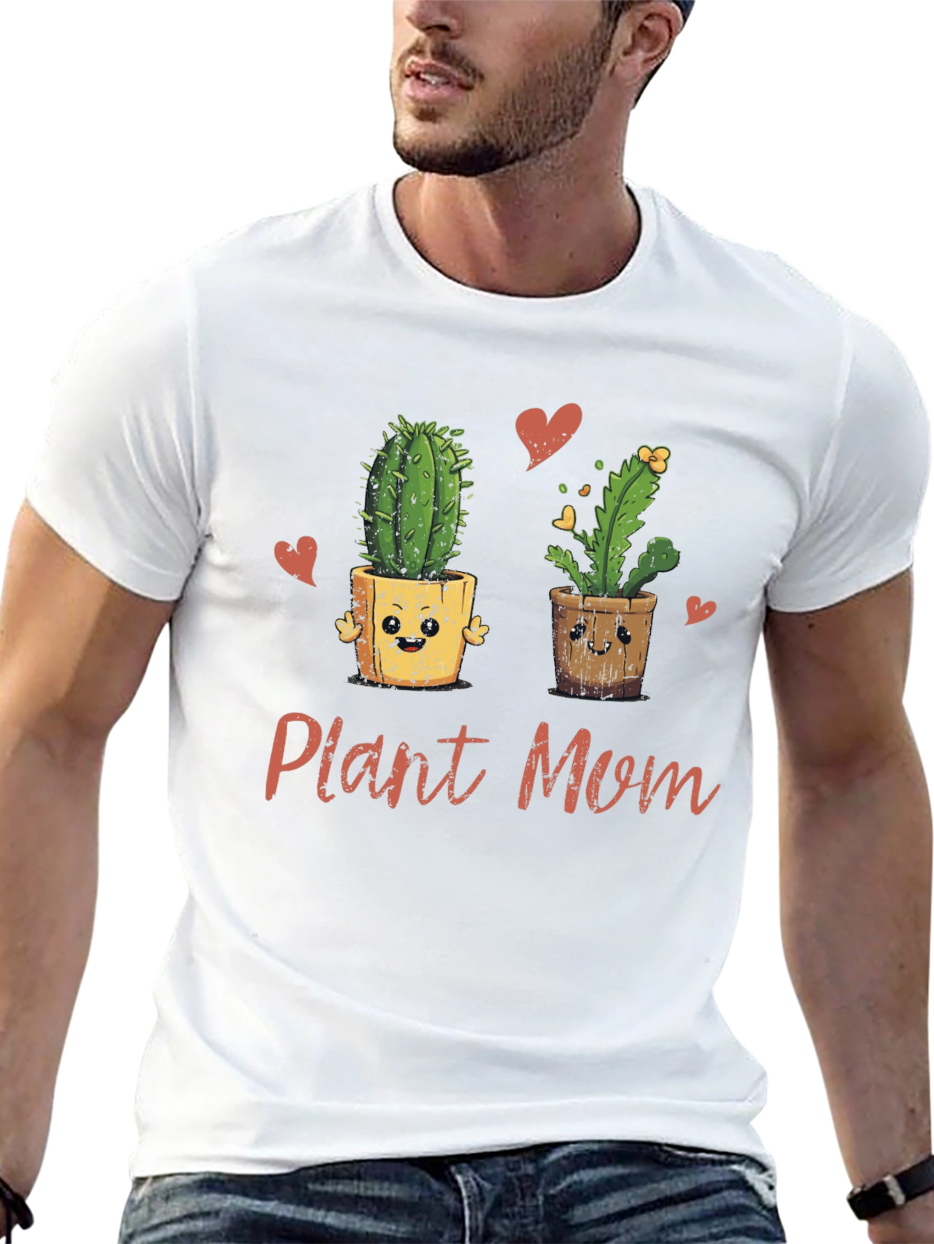 Plant Mom Cactus Graphic Tee