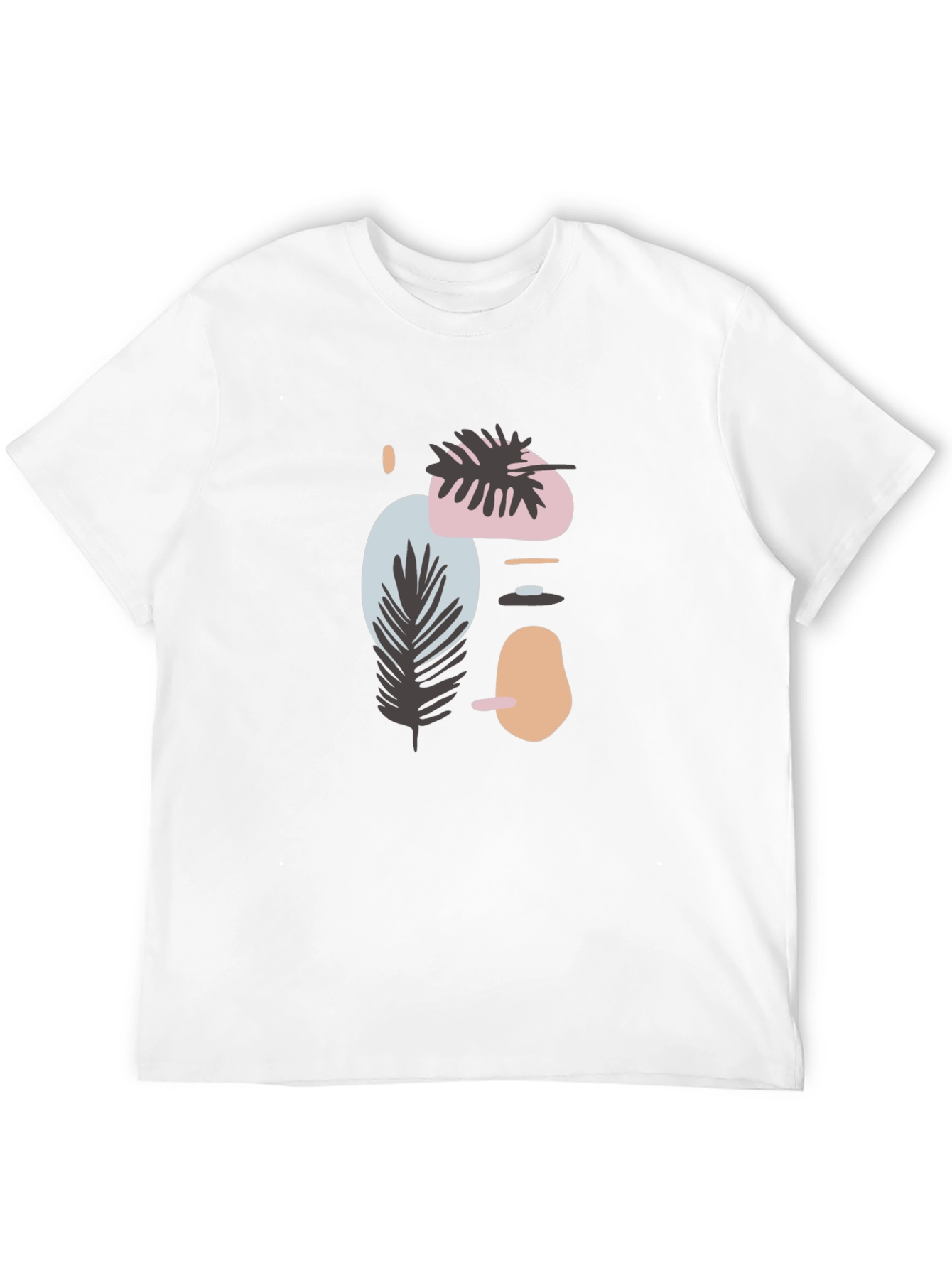 Abstract Art Graphic Print Crew Neck T-Shirt