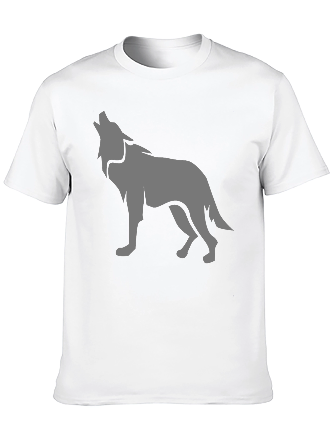 Black Wolf Graphic Tee - Mens Casual Shirt