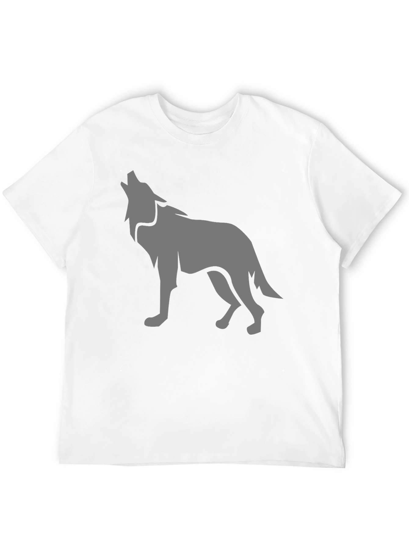 Black Wolf Graphic Tee - Mens Casual Shirt