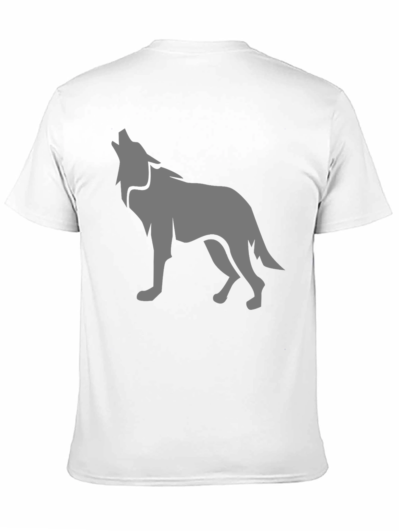 Black Wolf Graphic Tee - Mens Casual Shirt