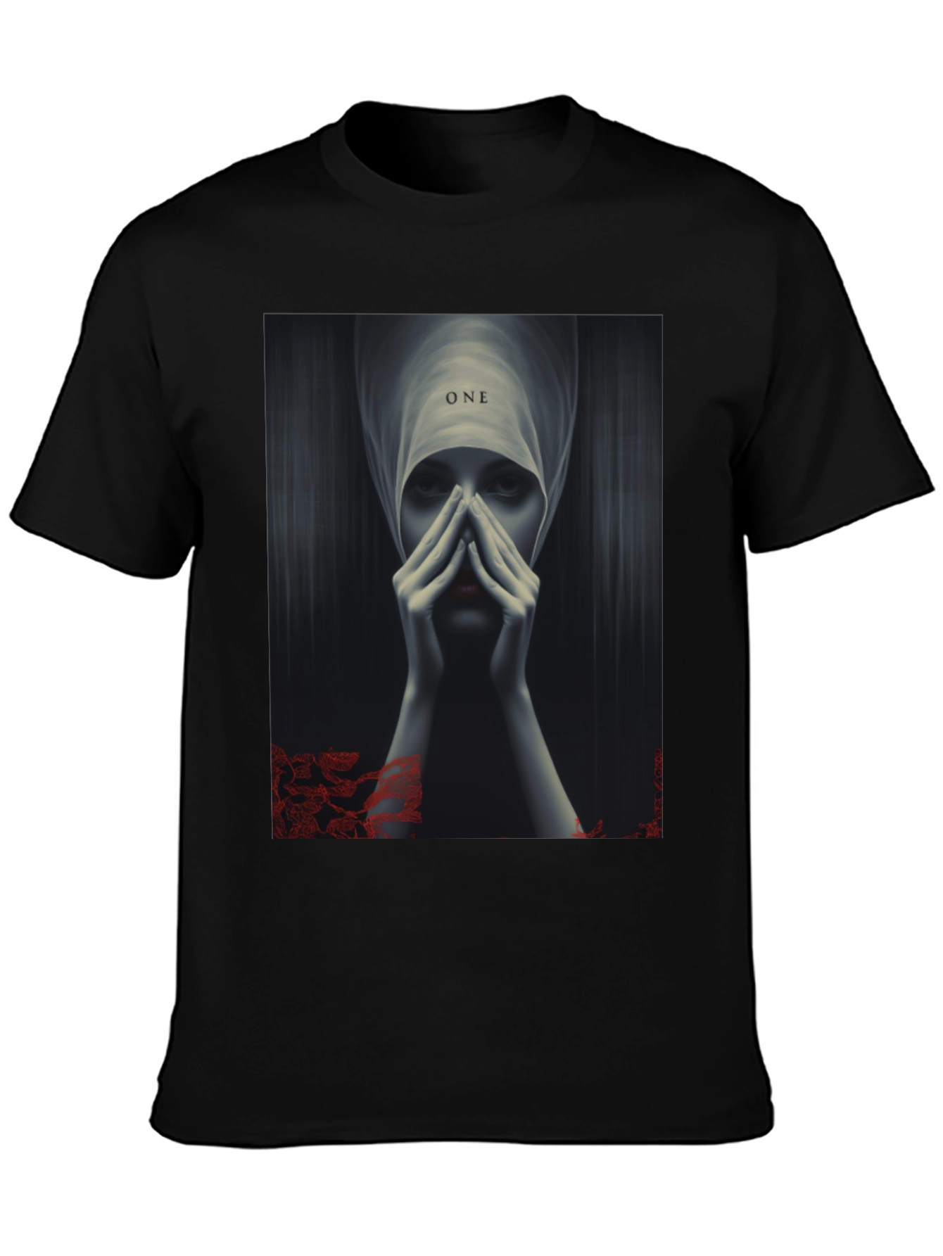 Mystic Woman Graphic Print Black T-Shirt