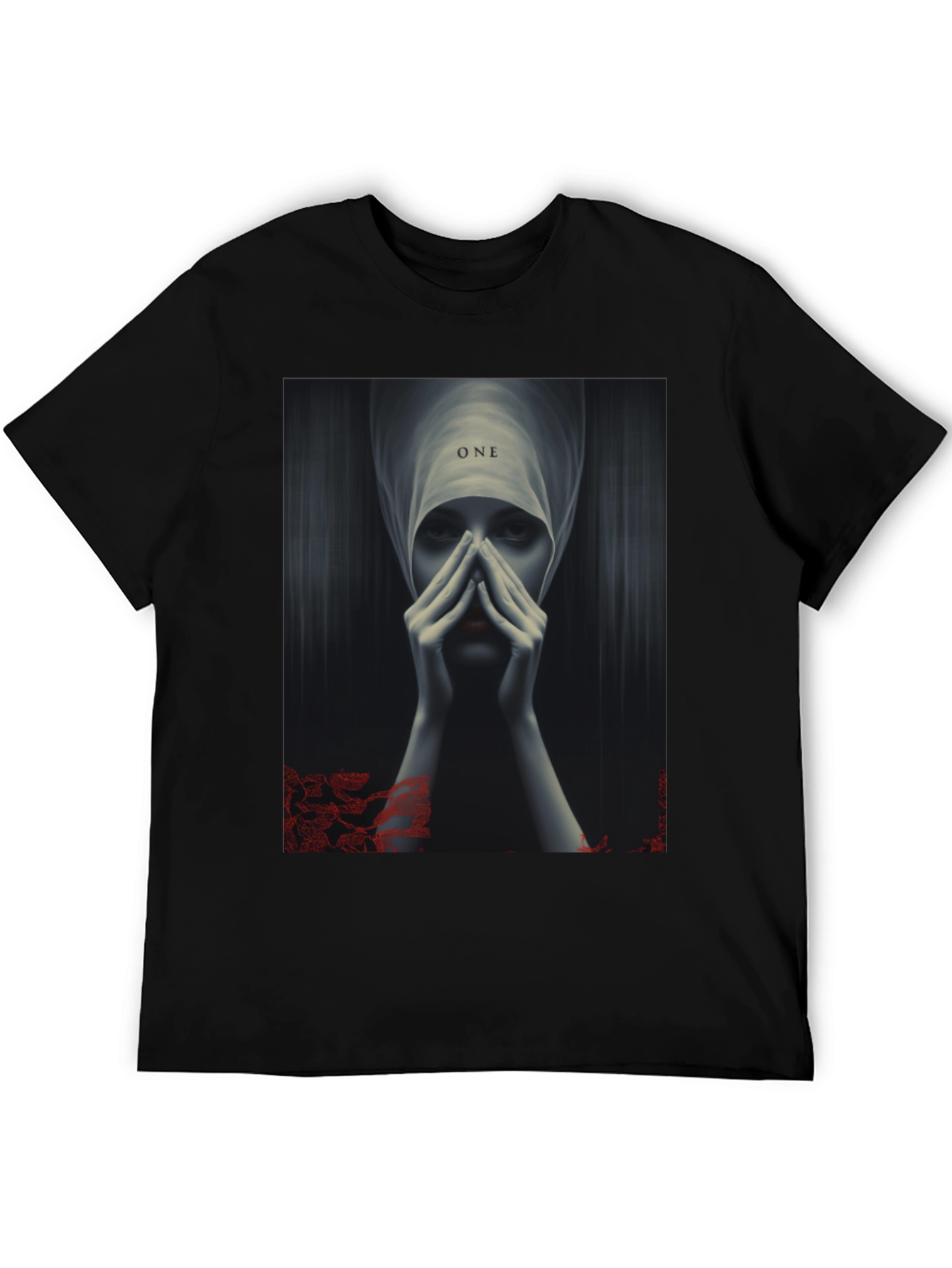 Mystic Woman Graphic Print Black T-Shirt