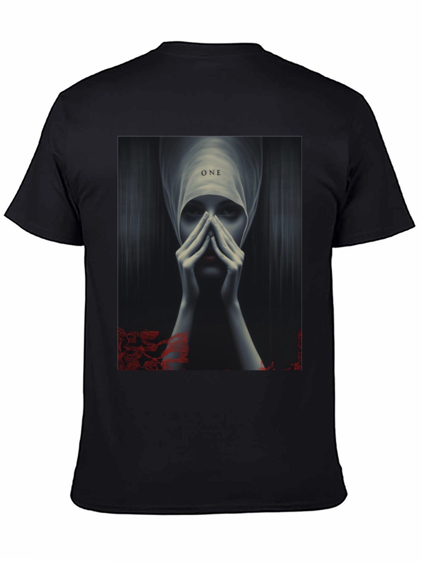 Mystic Woman Graphic Print Black T-Shirt