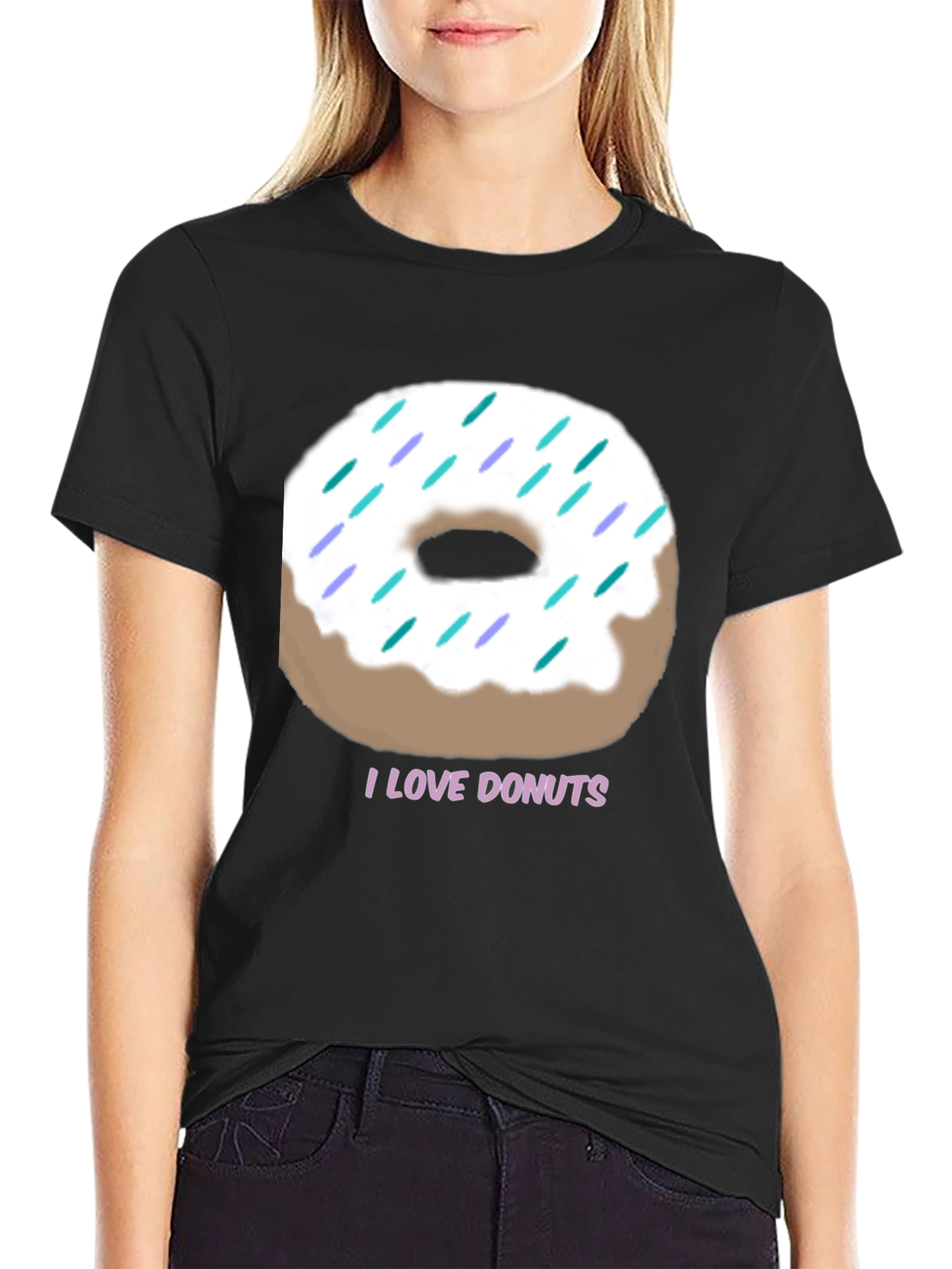 I Love Donuts Graphic Tee - Casual Comfort