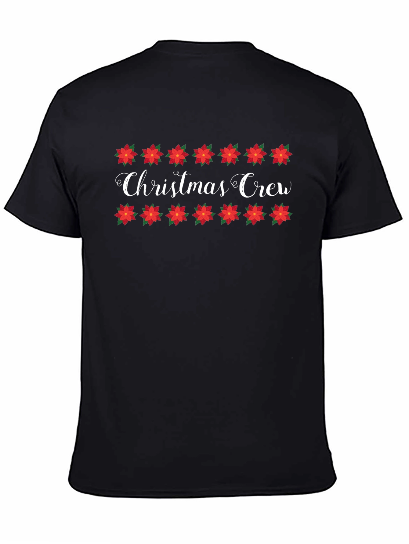 Christmas Crew Poinsettia Graphic Tee
