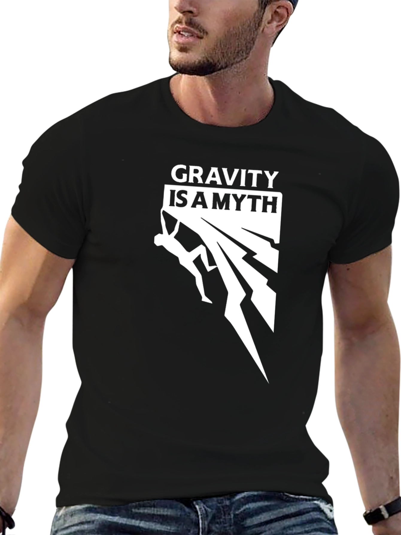 Gravity is a Myth Climbing Graphic Tee
