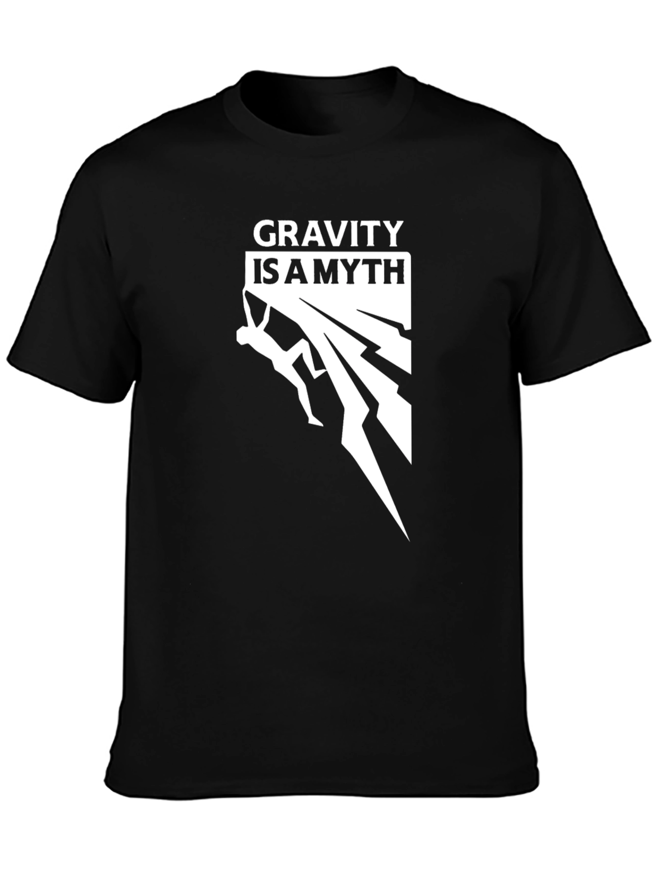 Gravity is a Myth Climbing Graphic Tee