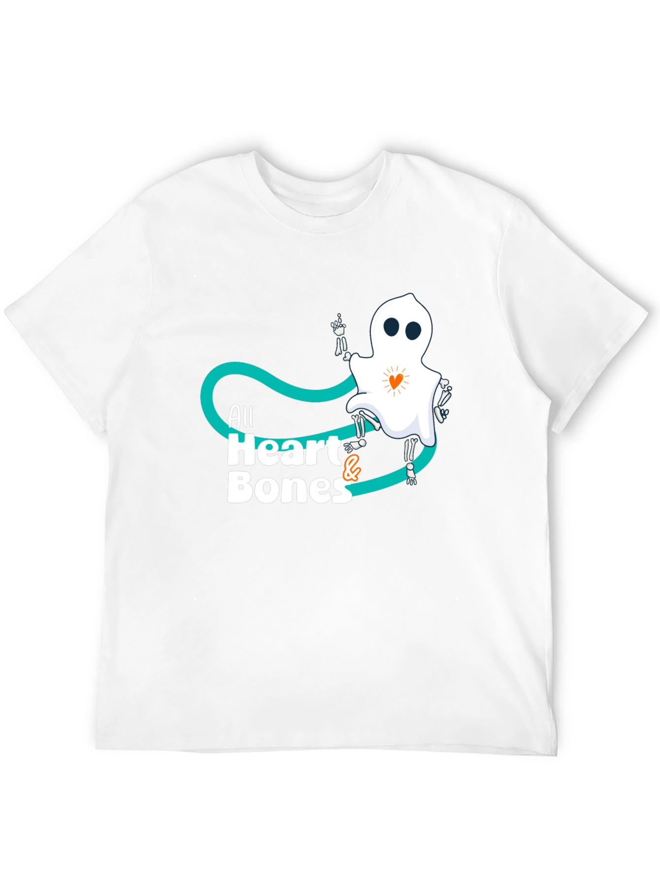 All Heart & Bones Ghost Graphic Tee