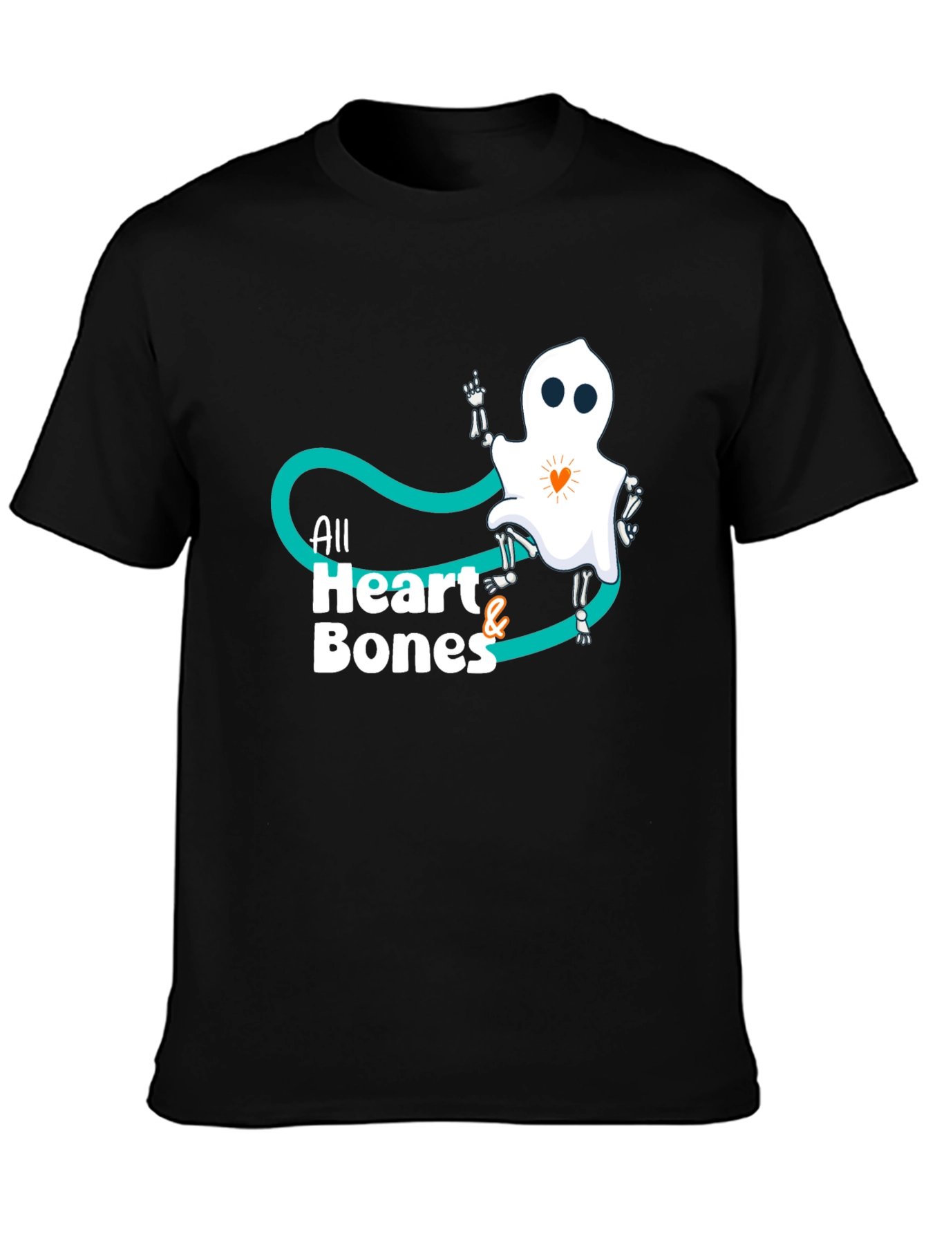 All Heart & Bones Ghost Graphic Tee