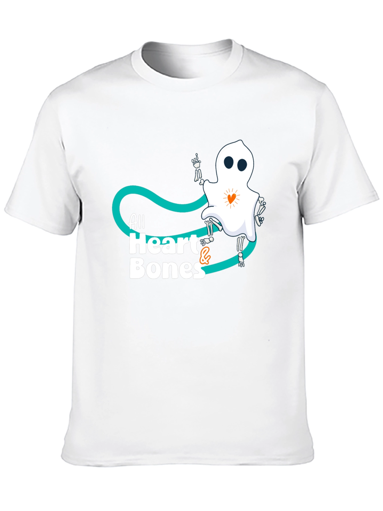 All Heart & Bones Ghost Graphic Tee