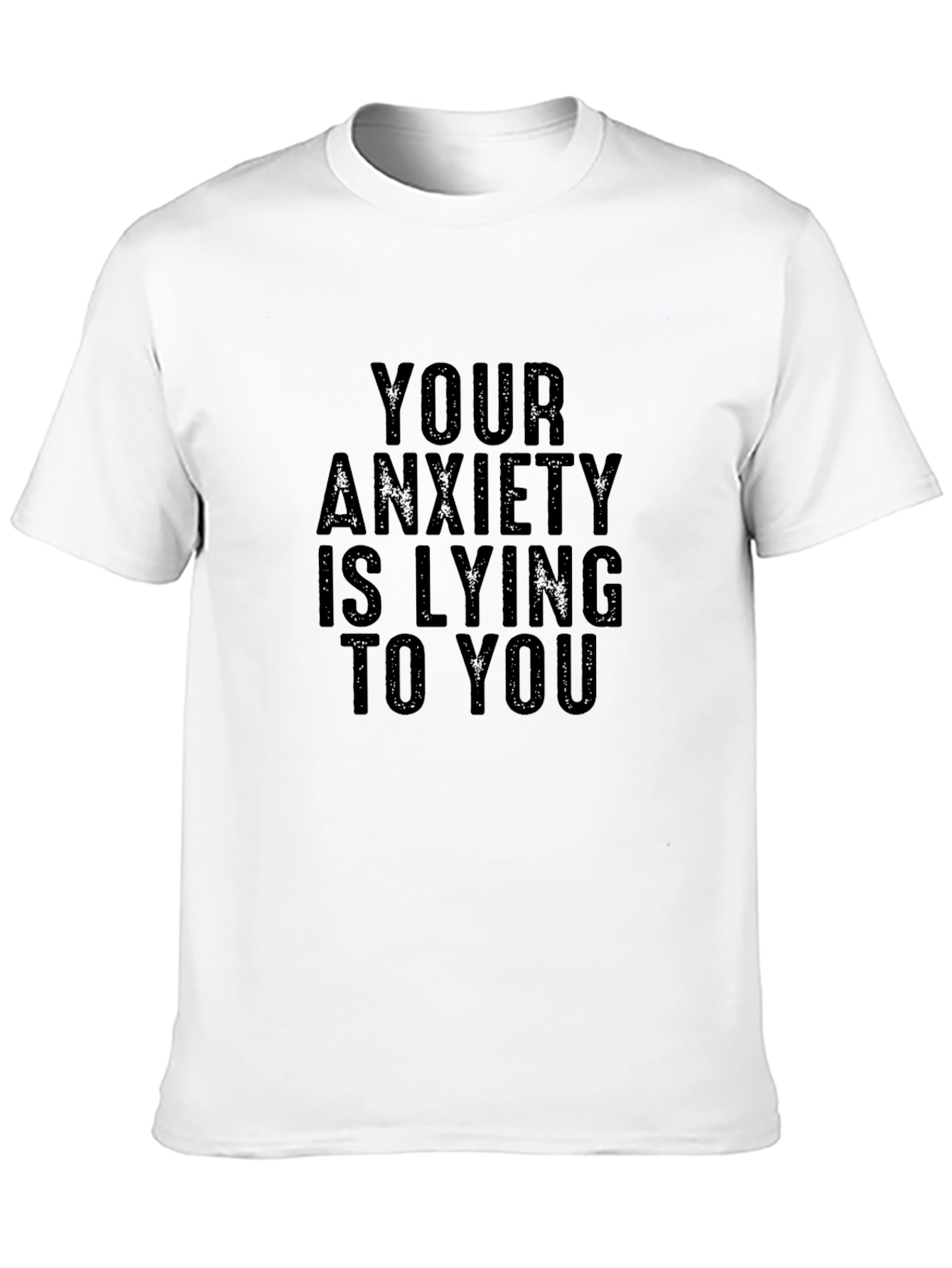 Anxiety Truth T-Shirt - Black Graphic Tee