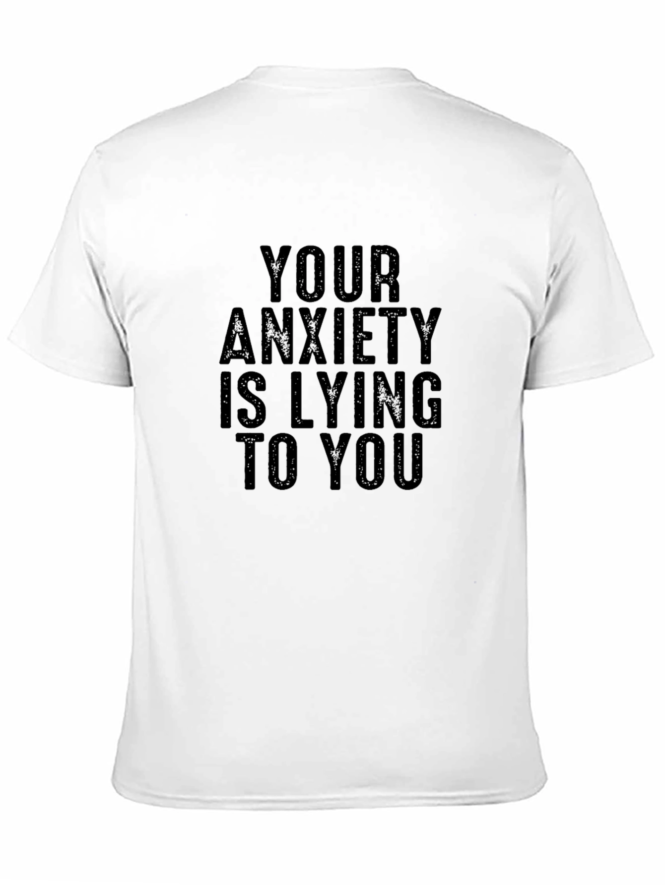 Anxiety Truth T-Shirt - Black Graphic Tee