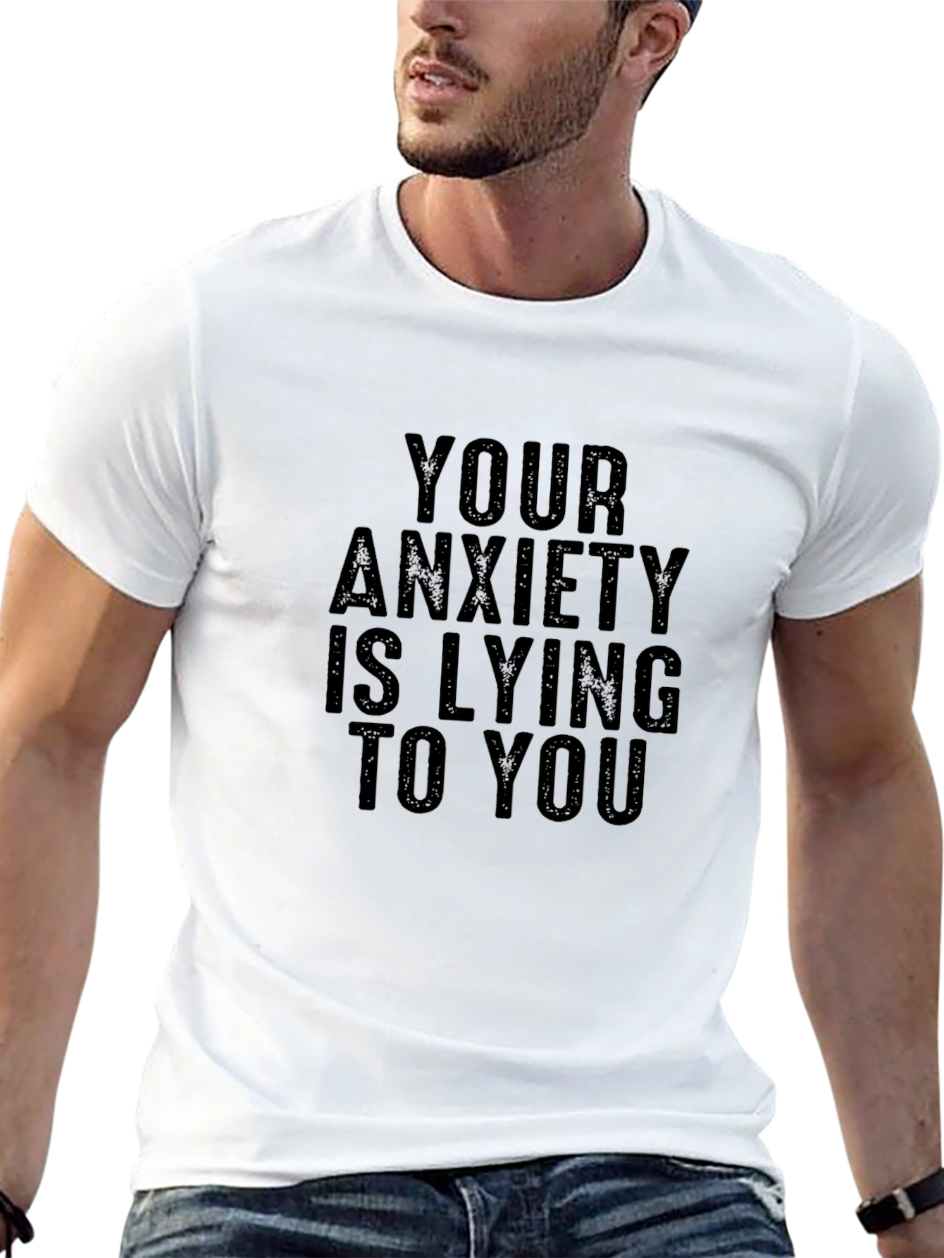 Anxiety Truth T-Shirt - Black Graphic Tee