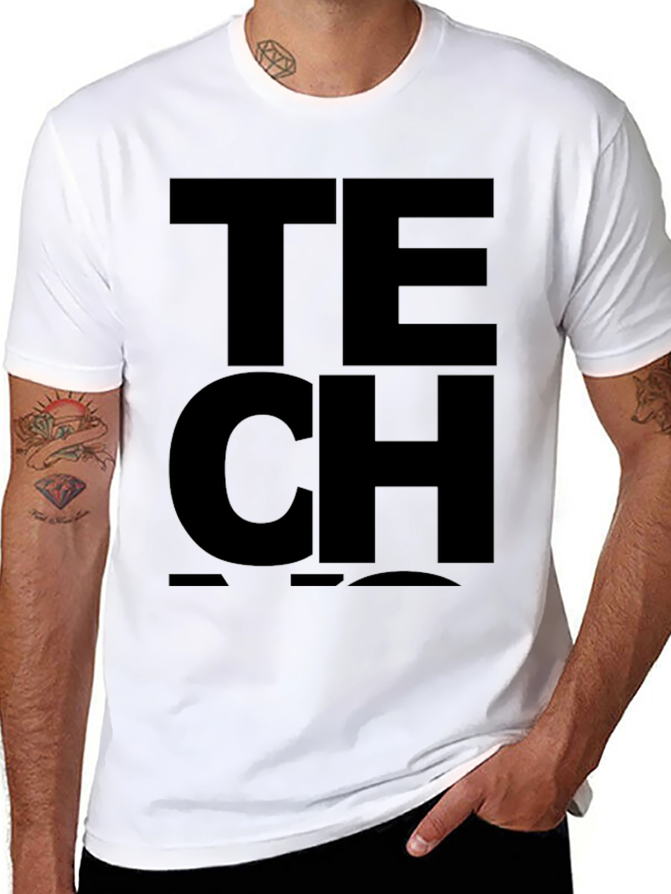Tech T-Shirt - Bold Graphic Tee