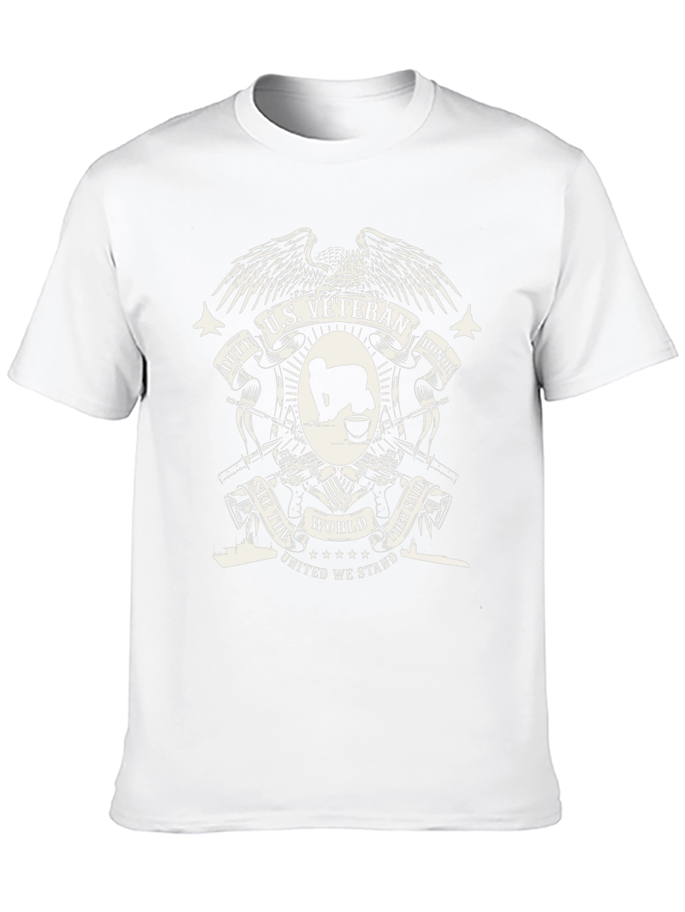 U.S. Veteran Graphic T-Shirt - Black