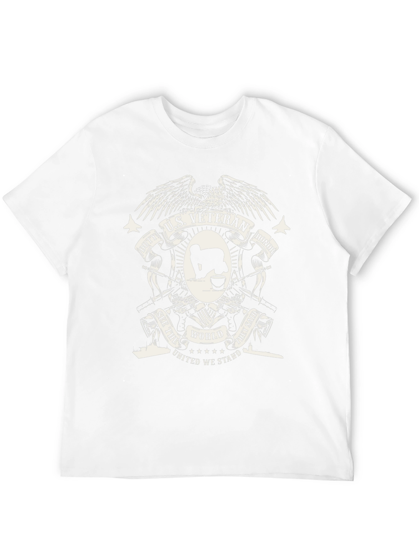 U.S. Veteran Graphic T-Shirt - Black
