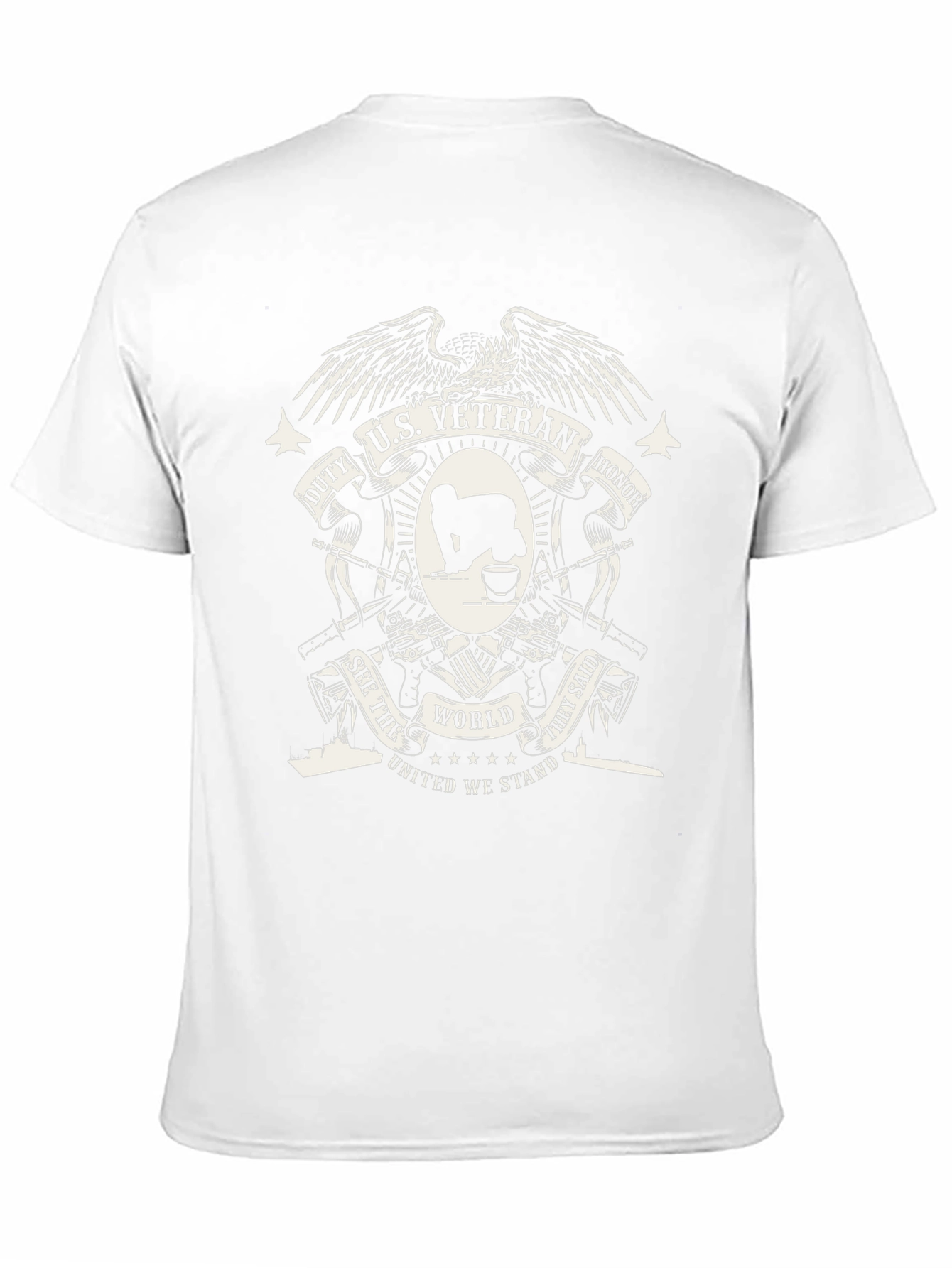 U.S. Veteran Graphic T-Shirt - Black
