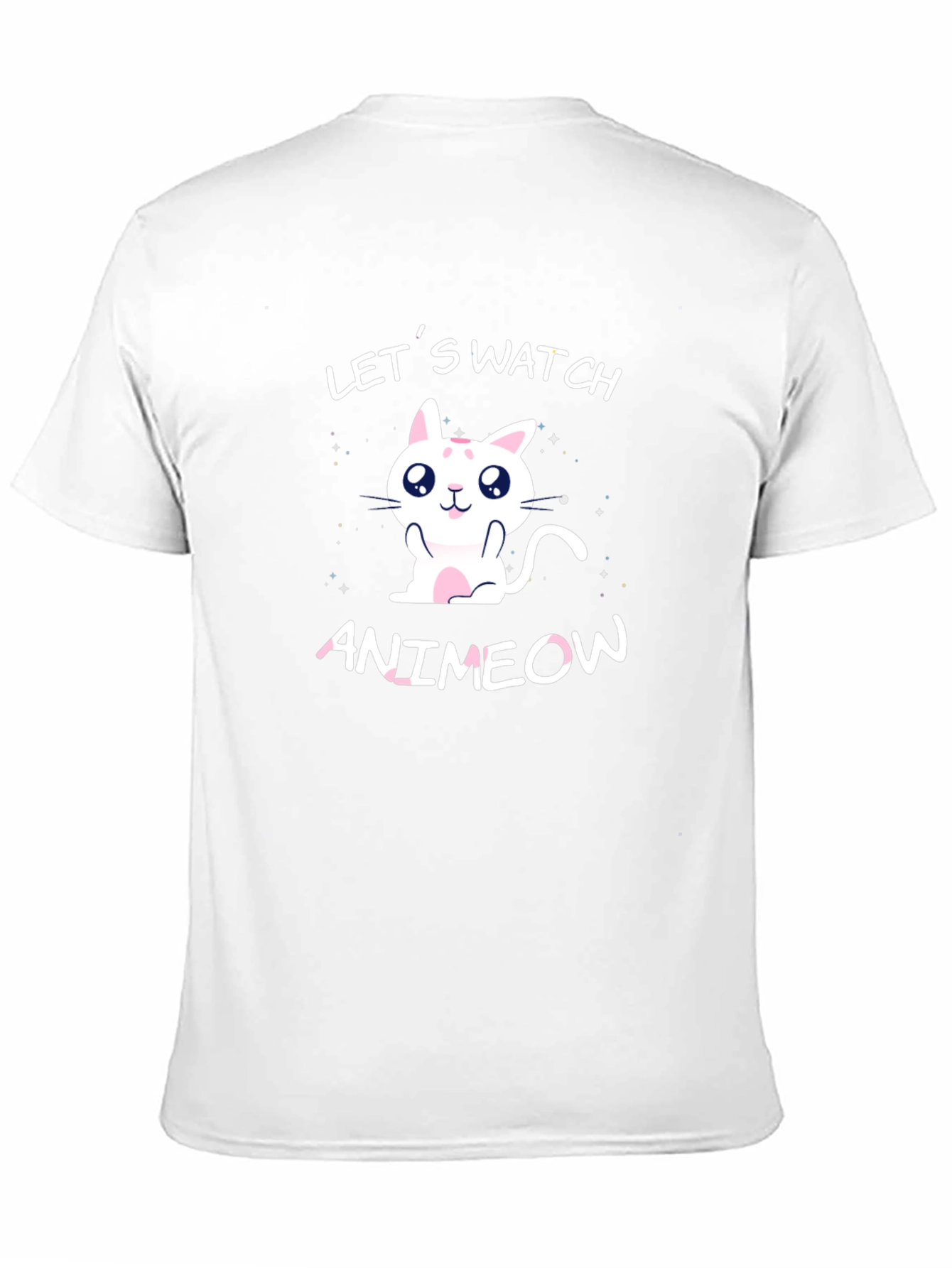 Animeow Cat Lover T-Shirt - Lets Watch Anime