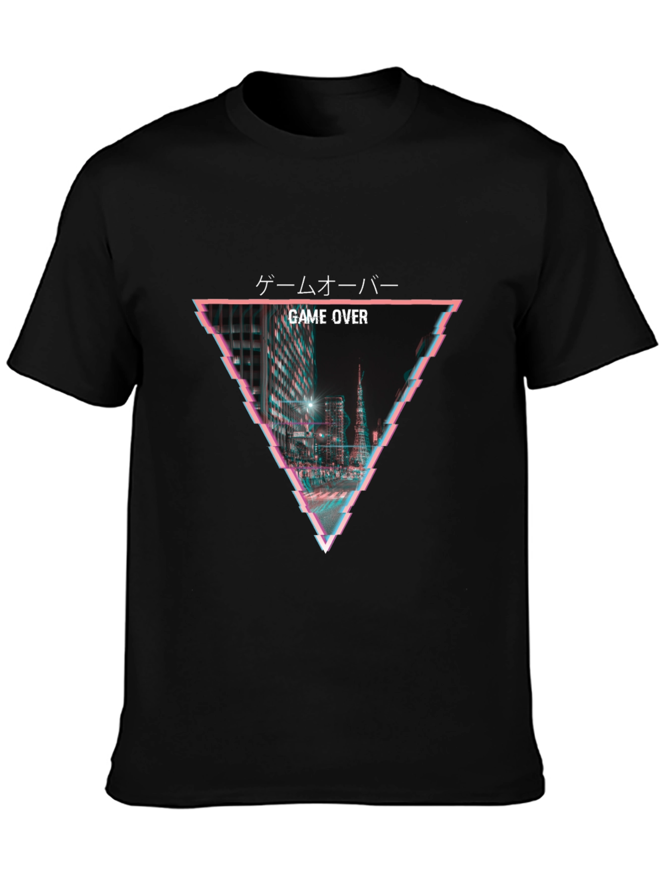 Game Over Retro T-Shirt - Tokyo Glitch Design