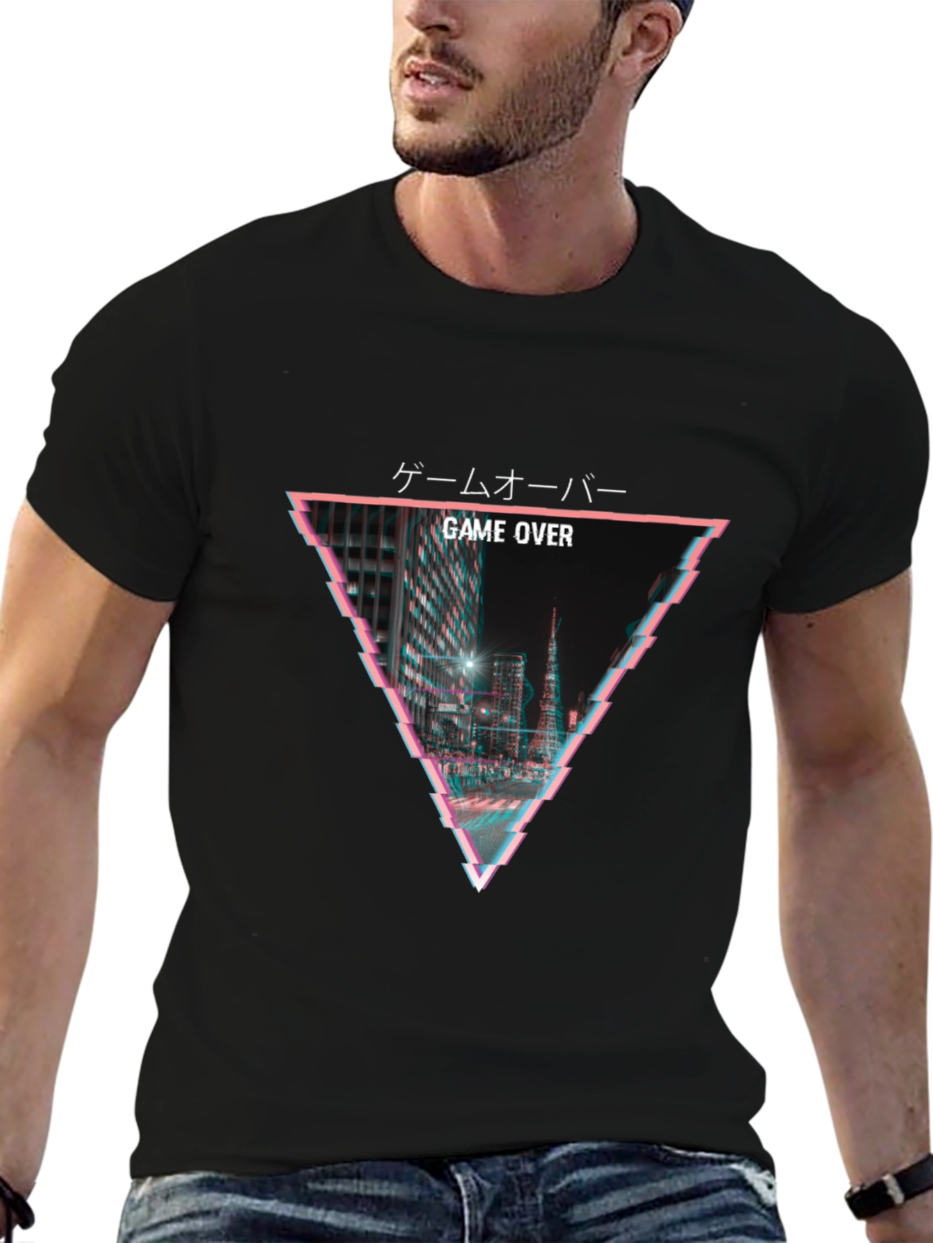 Game Over Retro T-Shirt - Tokyo Glitch Design