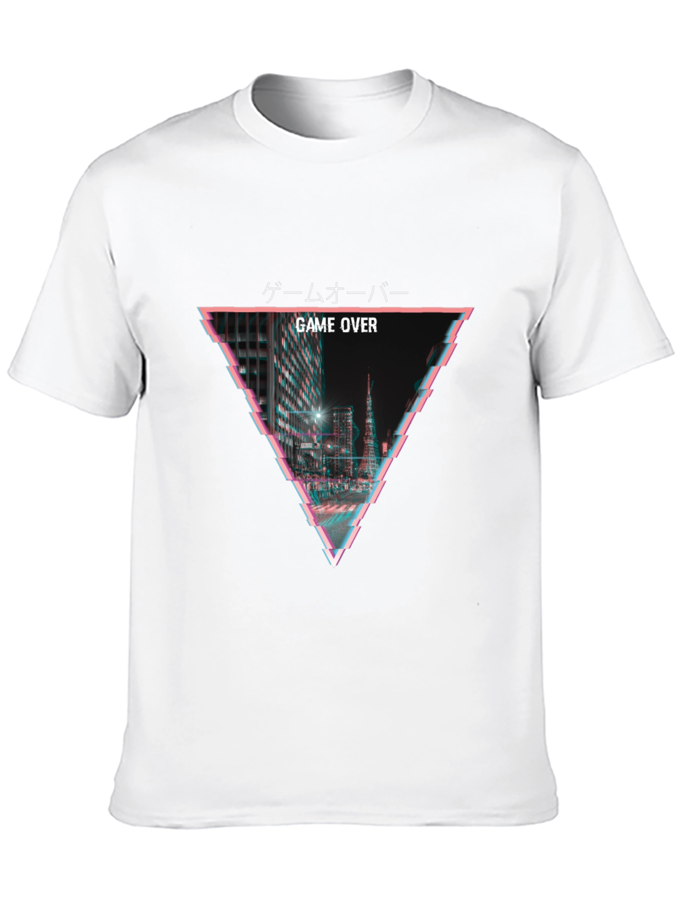 Game Over Retro T-Shirt - Tokyo Glitch Design